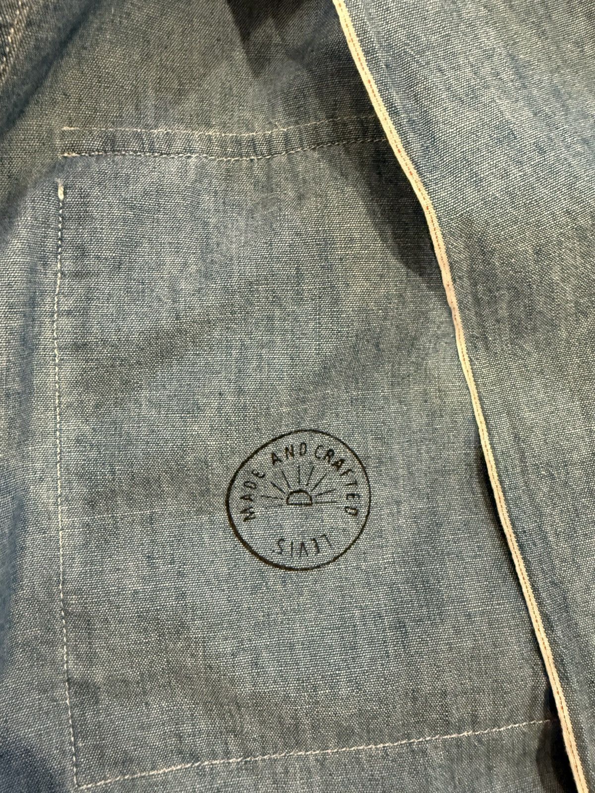 Levi's Made & Crafted Denim button up shirt indigo Size US M / EU 48-50 / 2 - 3 Thumbnail