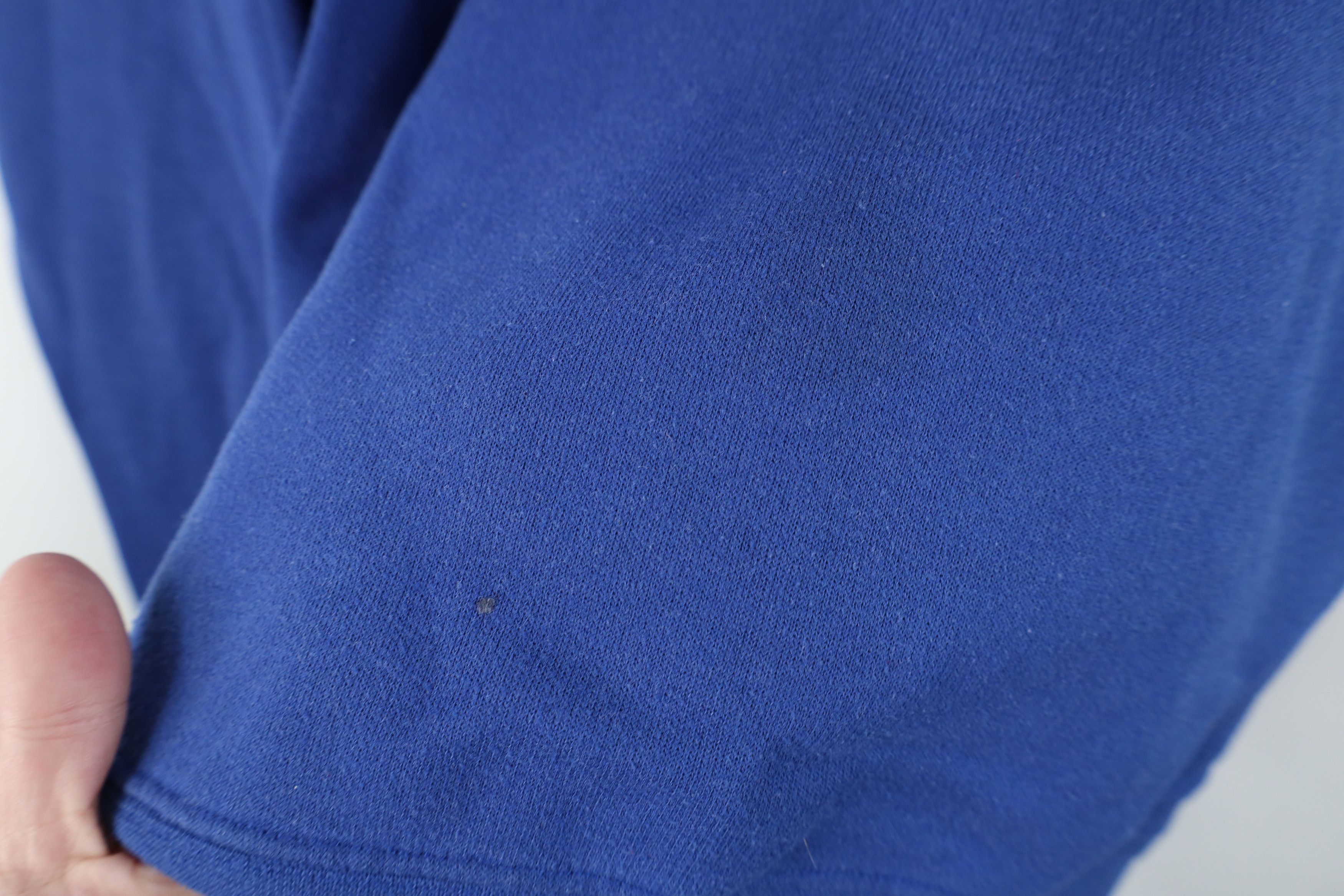 Vintage Vintage 90s Streetwear Boxy Crewneck Sweatshirt Royal Blue Size XXL / US 16-18 / IT 52-54 - 4 Thumbnail