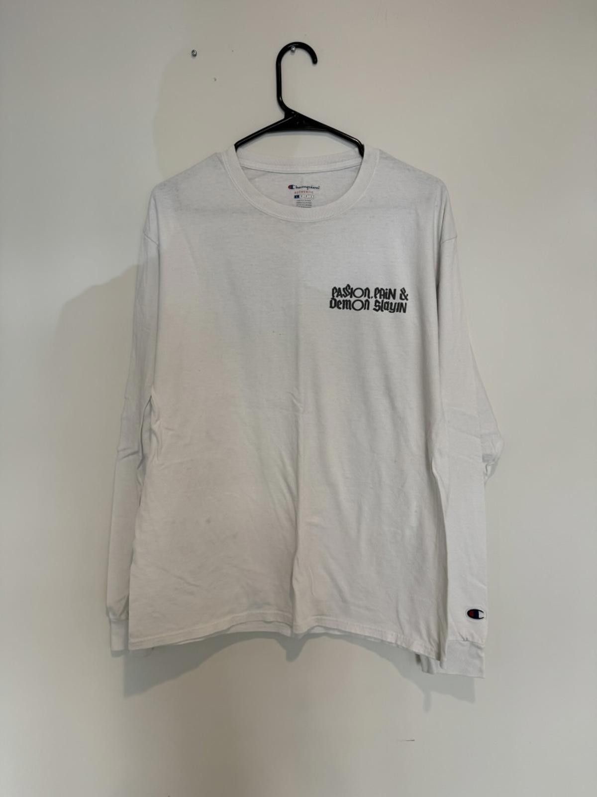 Champion Kid Cudi x Virgil Abloh Champion Long Sleeve T-Shirt PP&DS Size US L / EU 52-54 / 3 - 2 Thumbnail