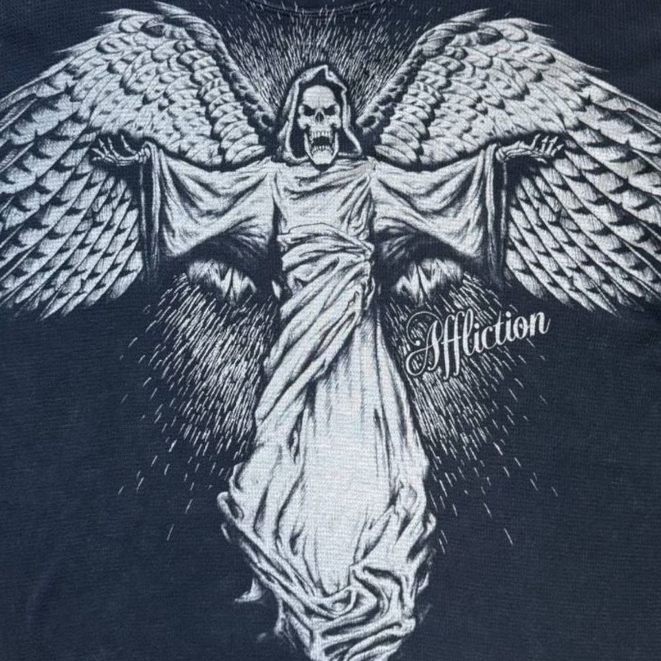 Affliction Affliction Blue/Gray Long-Sleeve Top | Size 2XL Size US XXL / EU 58 / 5 - 4 Thumbnail