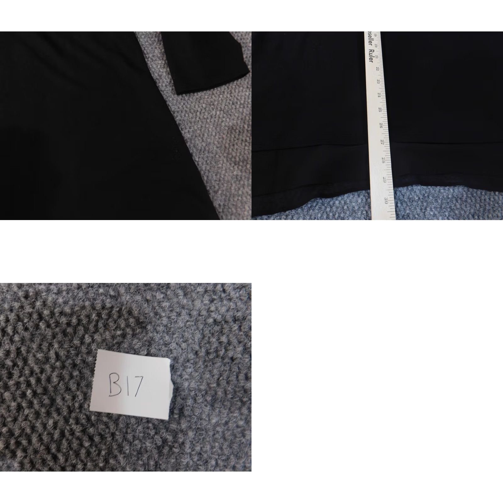 Vintage LOGO by Lori Goldstein Blouse Tunic 1X Womens Black V-Neck Pullover Stretch Knit Cotton Regular Sleeve 3/4 Vintage No Size XL / US 12-14 / IT 48-50 - 9 Thumbnail
