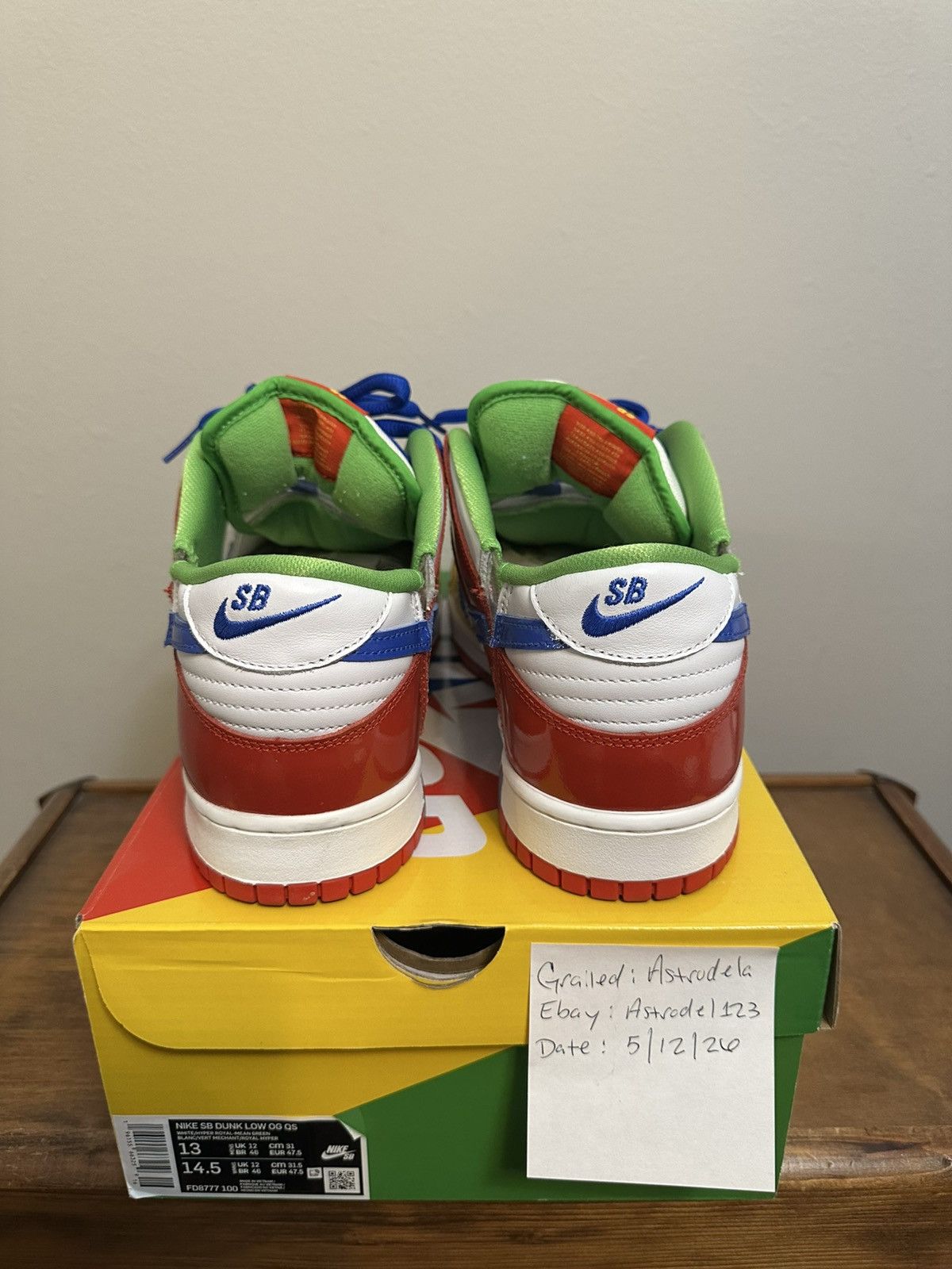 Nike SB Nike SB Dunk Low OG QS Ebay Sandy Bodecker Size 13 Size US 13 / EU 46 - 5 Thumbnail