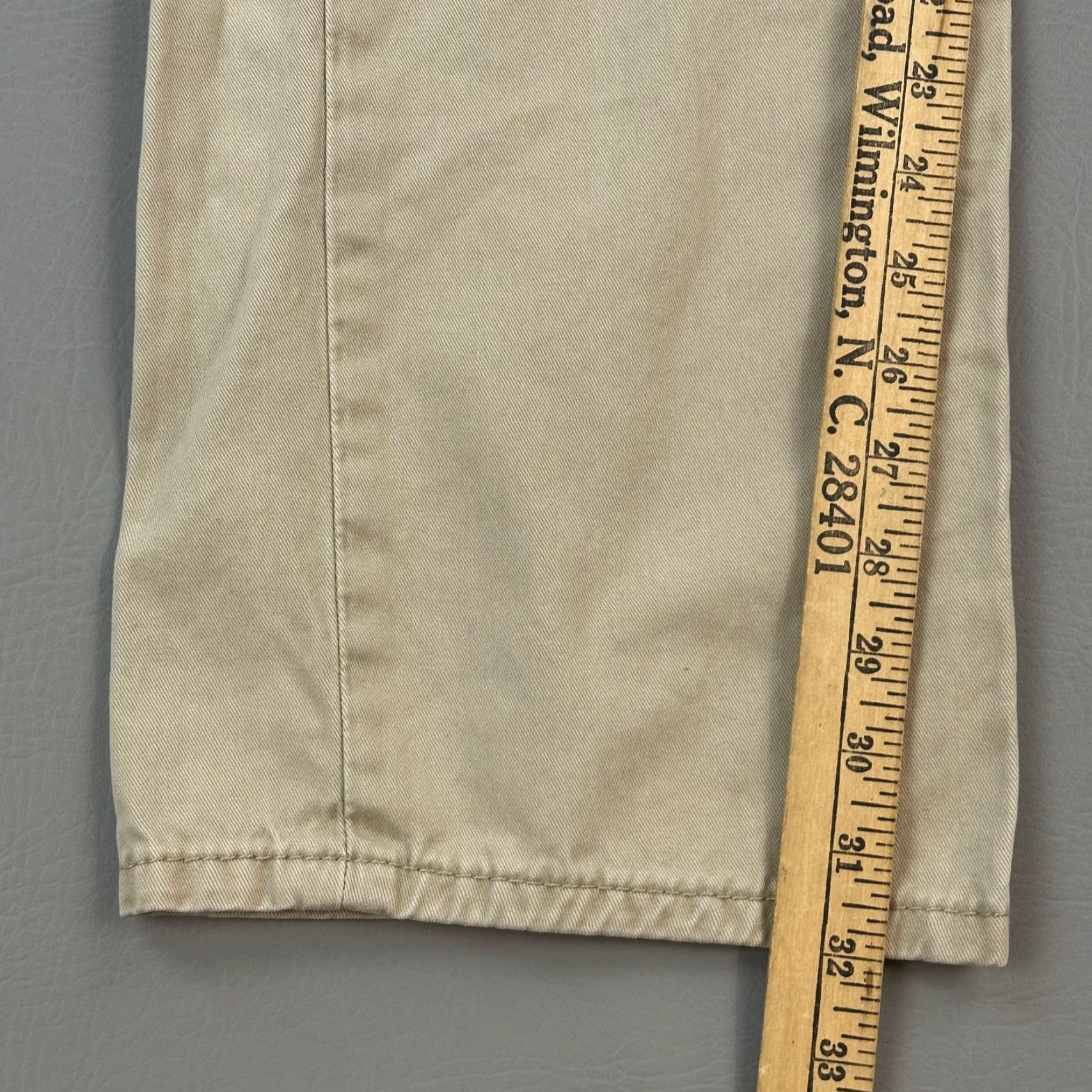 Levi's Levis 559 Pants Mens 34x34 34x32 Khaki Twill Relaxed Straight Zip Fly Casual Size US 34 / EU 50 - 3 Thumbnail