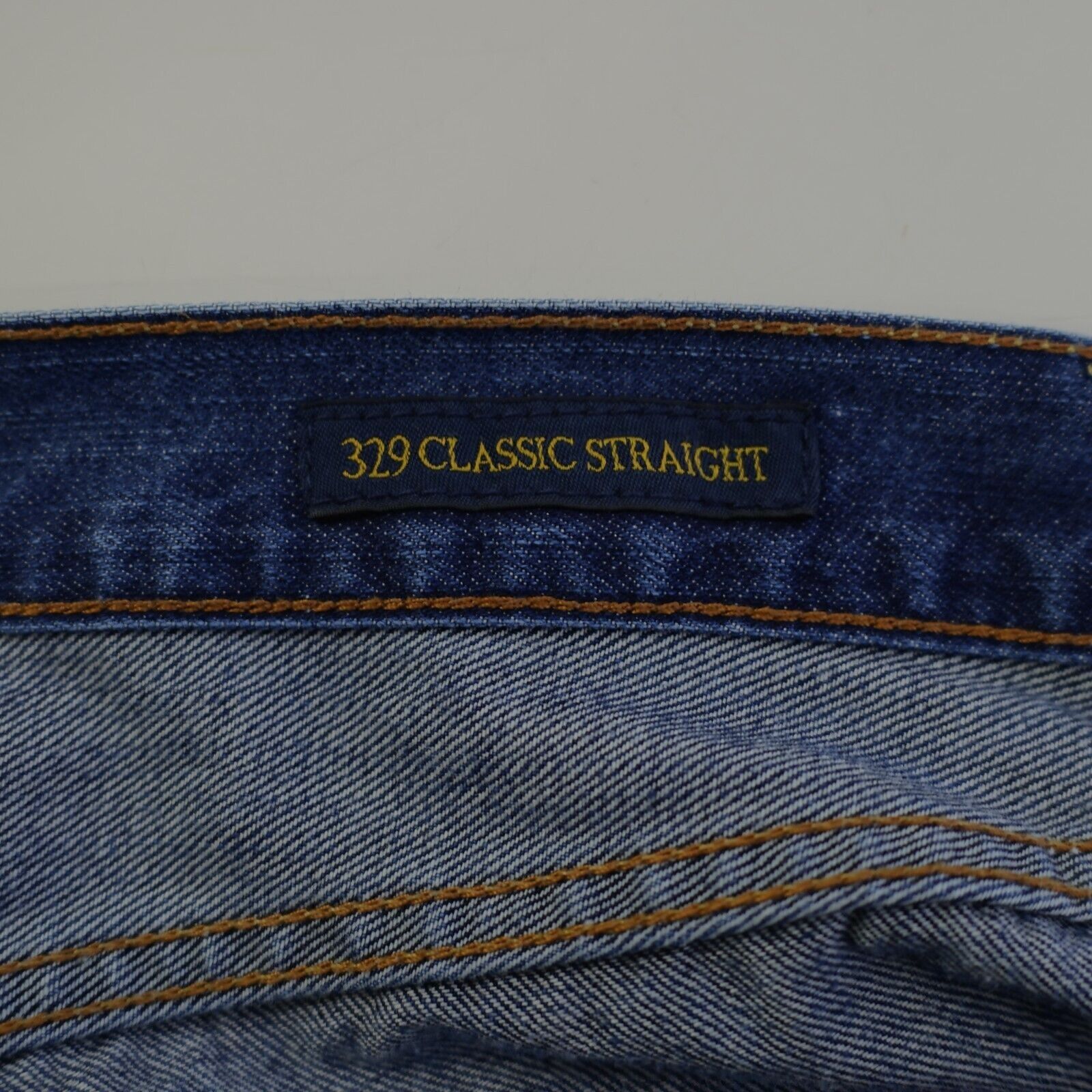 Lucky Brand Lucky Brand 329 Classic Straight Blue Denim Jeans 35/32 Ston Size US 35 - 12 Thumbnail