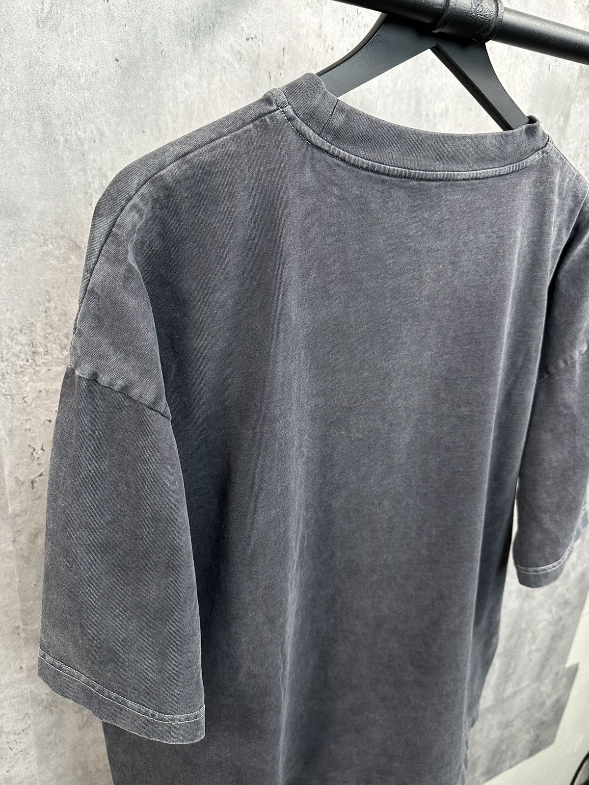 Vintage Washed Black Heavyweight Tshirt Boxy Fit Size US L / EU 52-54 / 3 - 5 Thumbnail