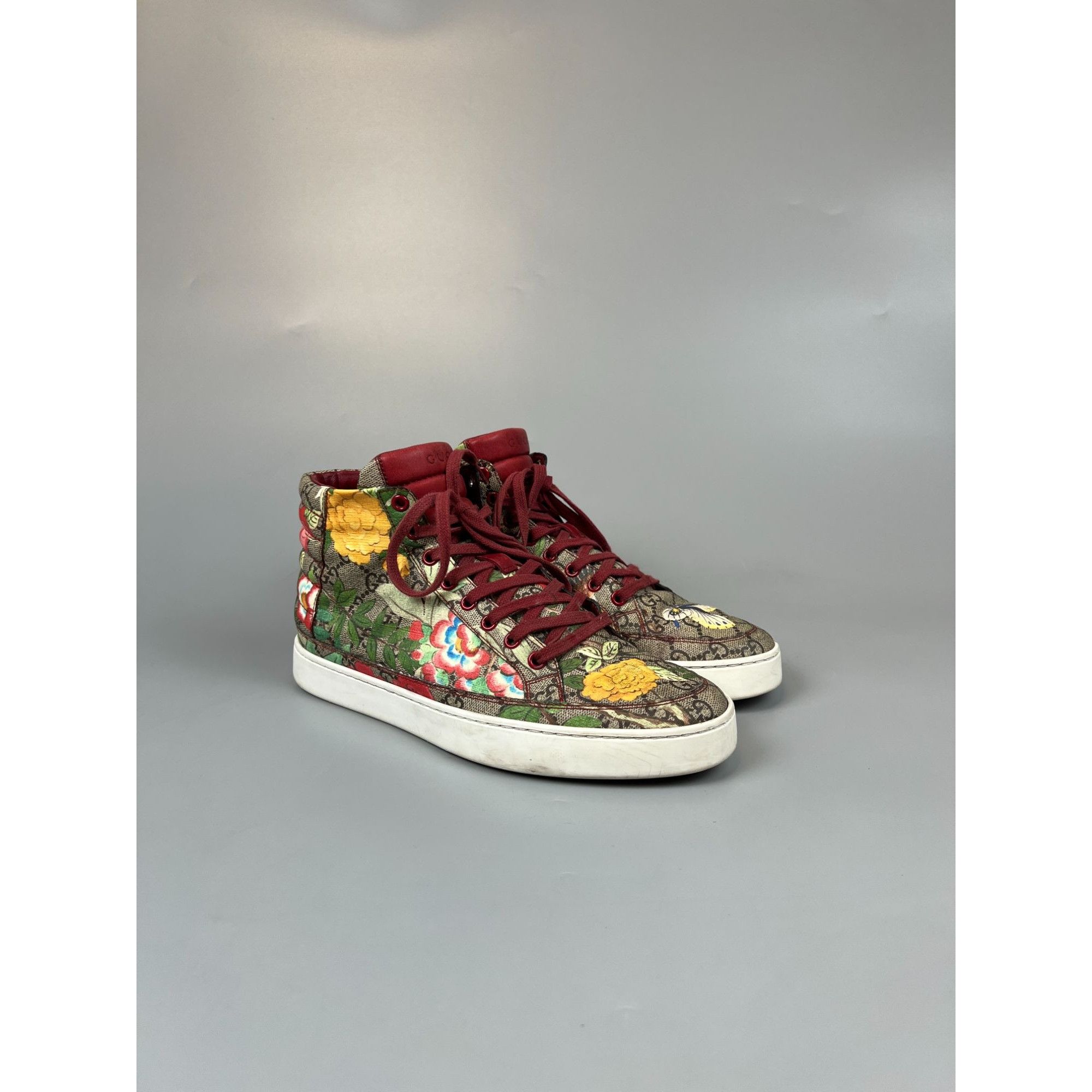 Gucci Gucci Guccissima Monogram Canvas Hi Top Sneakers Size UK 6.5 Size US 9 / IT 39 - 2 Thumbnail