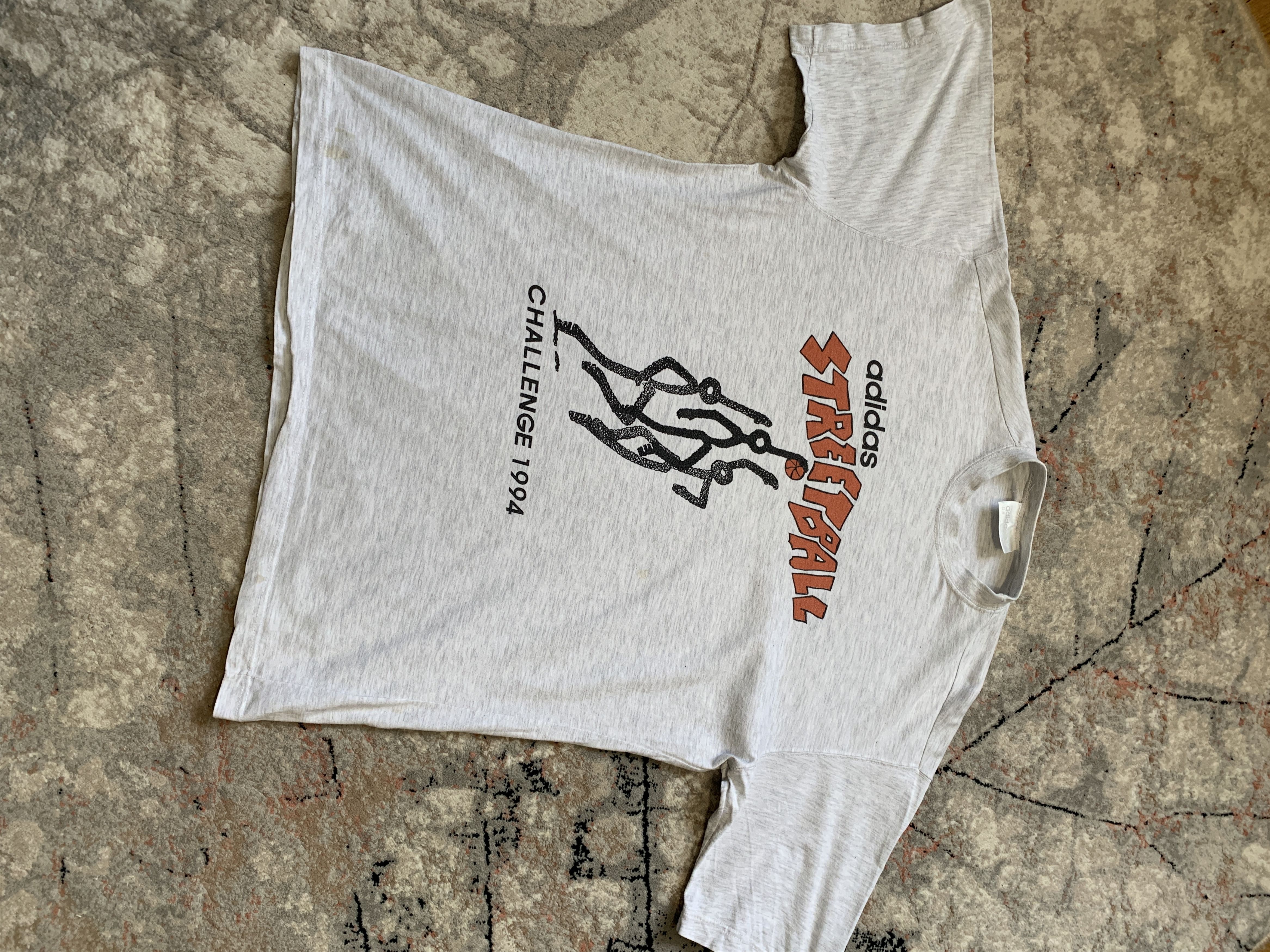 Adidas Vintage Adidas Streetball Challenge 1994 Tee Size US M / EU 48-50 / 2 - 2 Thumbnail