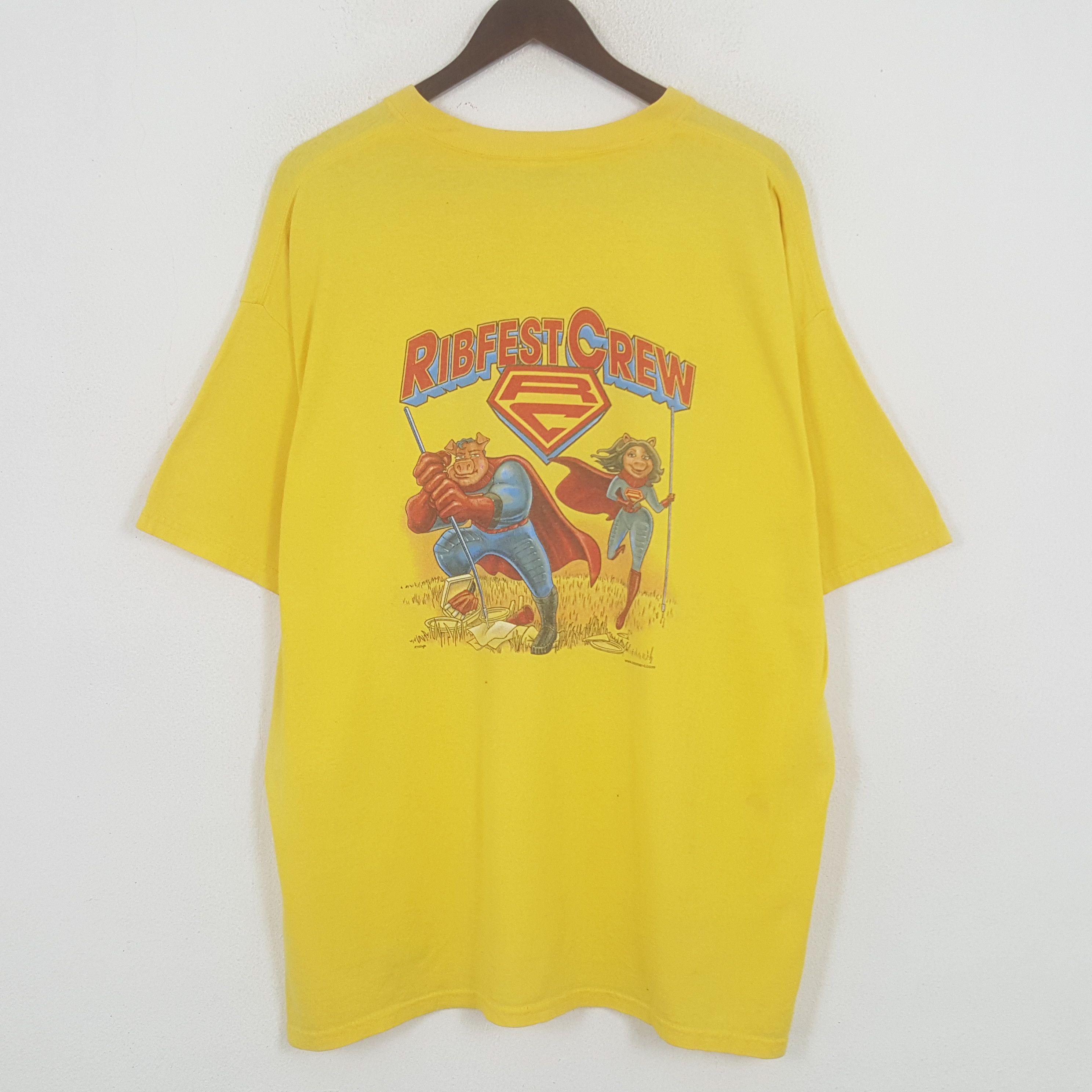 Vintage Ribest Crew Superman Parody Tshirt