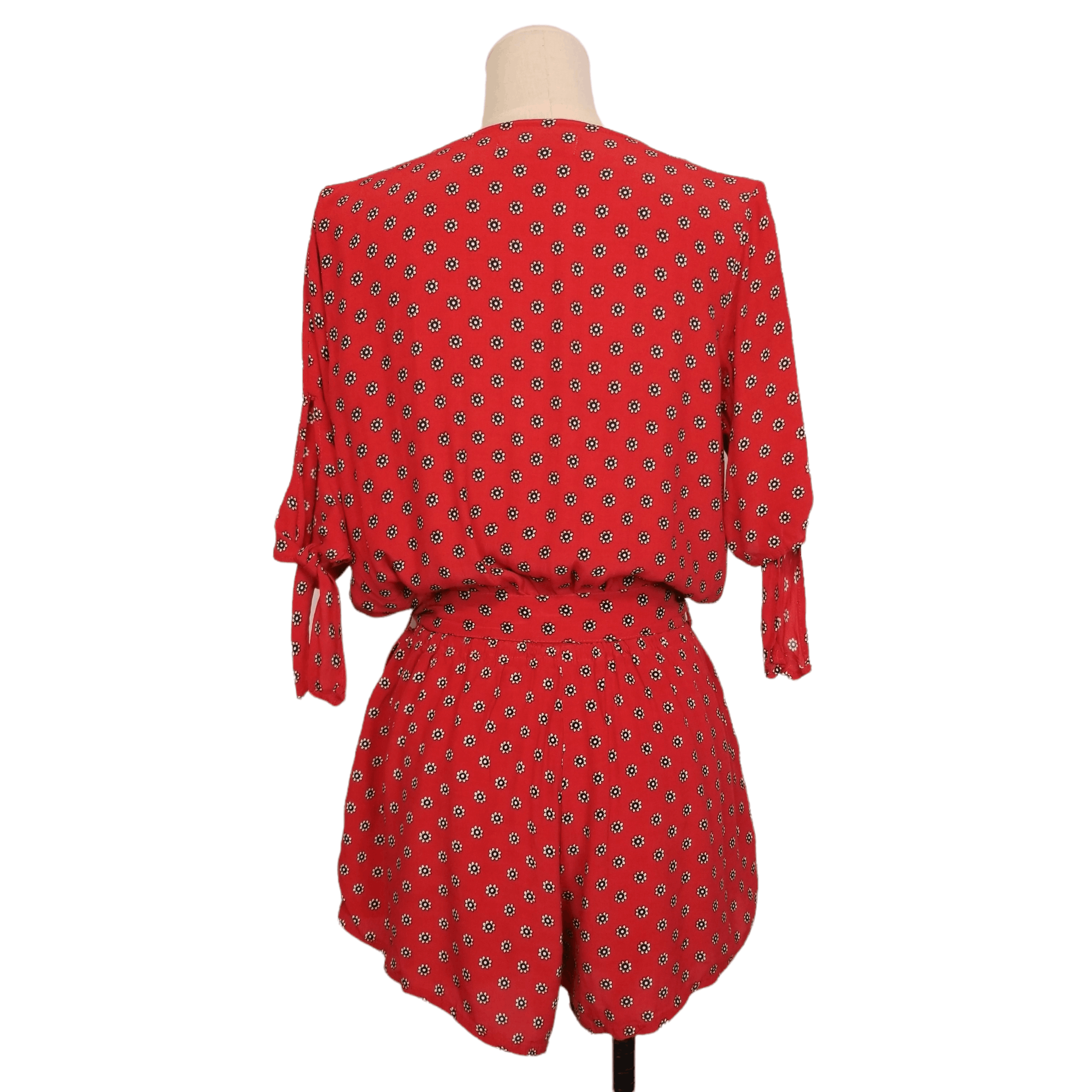 FAITHFULL Floral Playsuit Romper Size 27" / US 4 / IT 40 - 5 Thumbnail