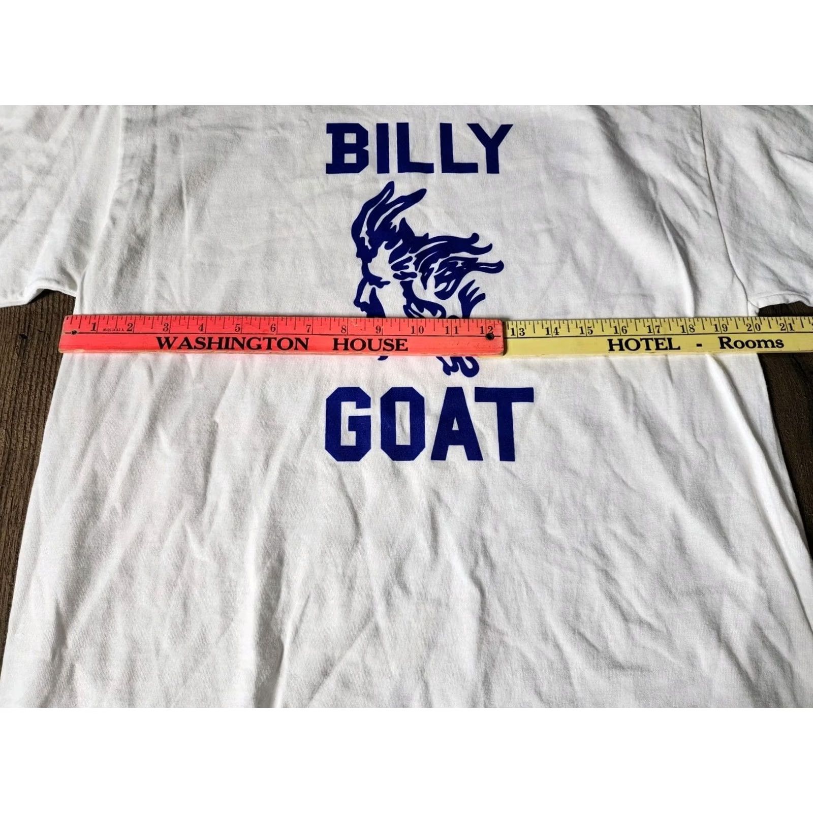 Port & Company Port & Company Mens L T-Shirt White Double-Sided SNL Billy Goat Tavern Chicago 90s Crew Neck Short Sleeve Shirt Size US L / EU 52-54 / 3 - 3 Thumbnail