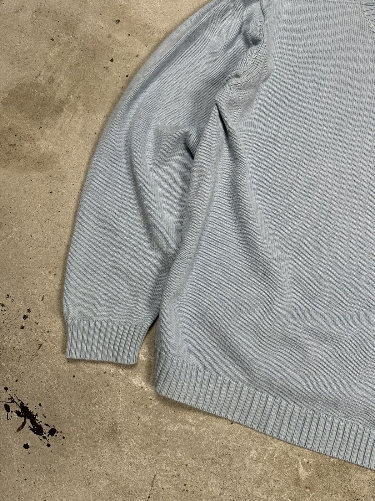 Yves Saint Laurent Vintage 90s Yves Saint Laurent Baby Blue Sweater Jumper Knit Size US XL / EU 56 / 4 - 3 Thumbnail