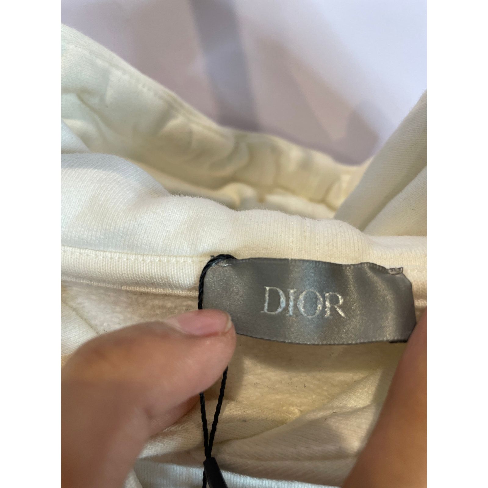 Dior Dior Saddle Hoodie White Used XL Size US XL / EU 56 / 4 - 2 Thumbnail