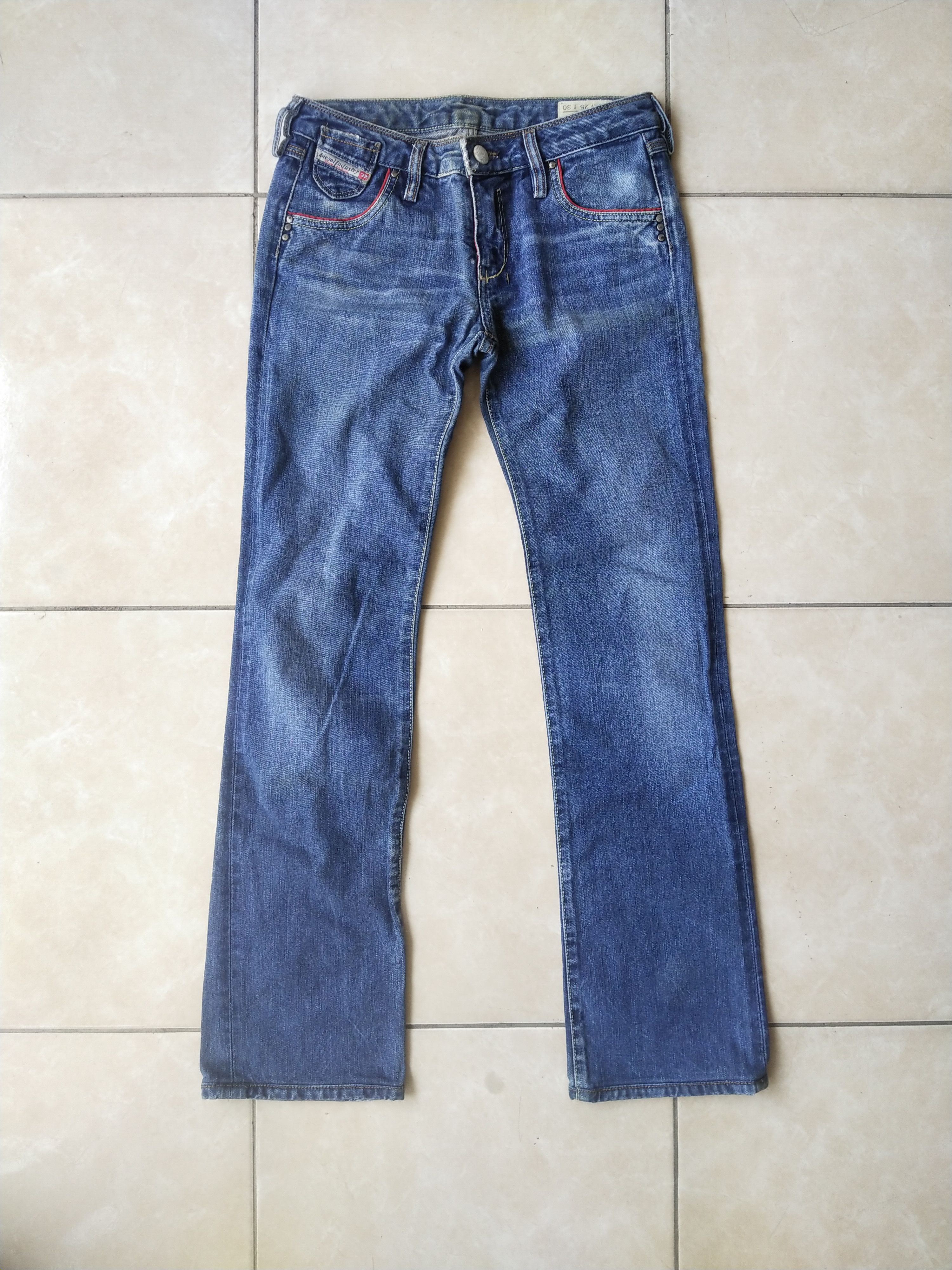 Diesel Diesel Cheren 0086T Made in Italy Woman Jeans Vintage Y2K Size 25" / US 0 / IT 36 - 6 Thumbnail