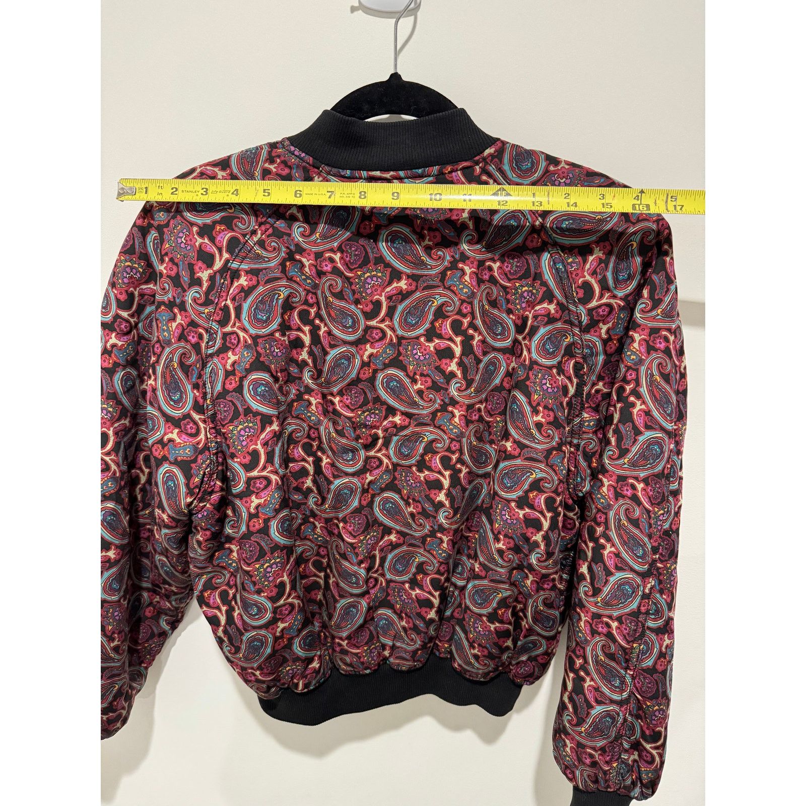 Liz Claiborne Vintage Lizwear Petite Liz Claiborne Paisley Bomber Jacket Size S / US 4 / IT 40 - 7 Thumbnail