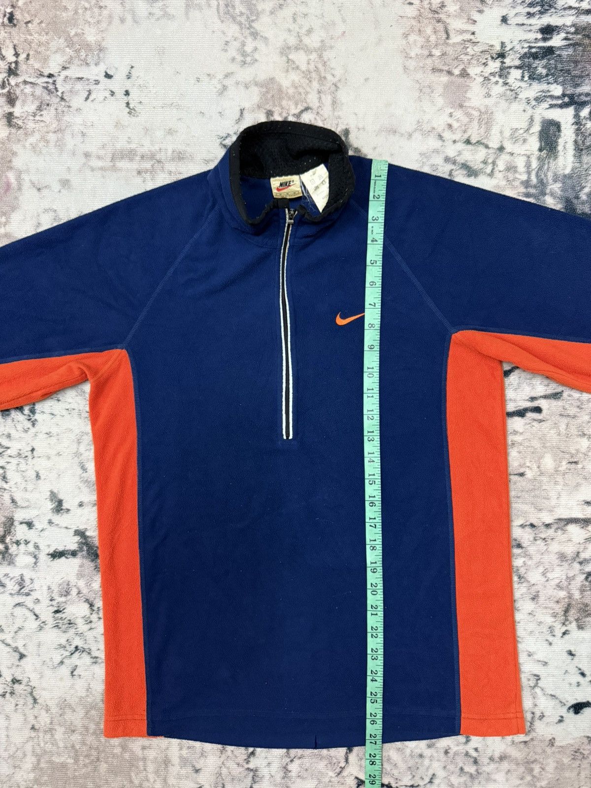 Nike × Vintage Vintage 90s Nike Thermafit Halfzipper Fleece Sweater Size US S / EU 44-46 / 1 - 16 Thumbnail