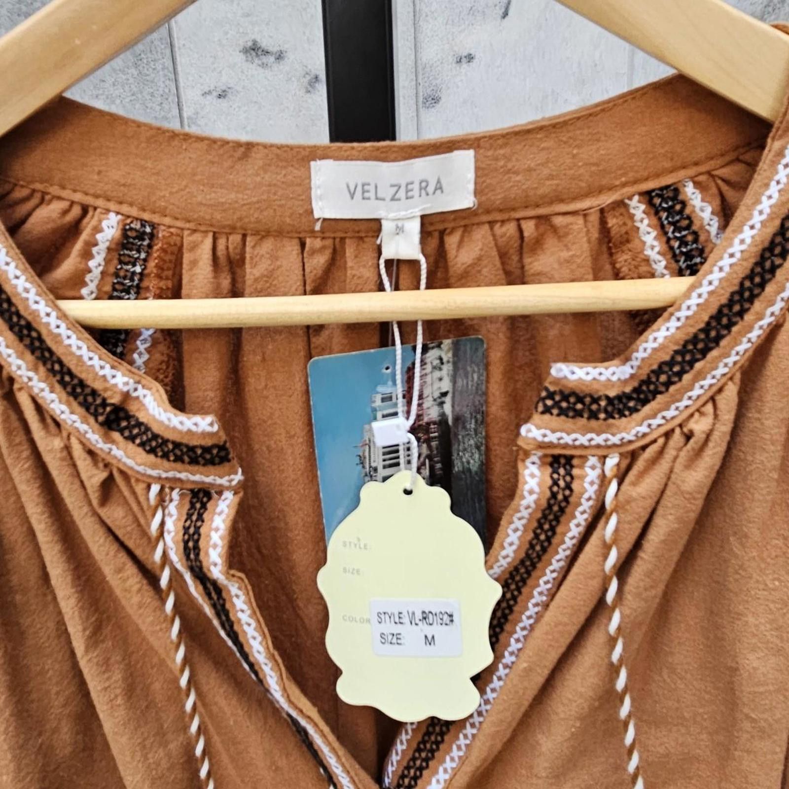 Other Women's Orange and Brown Dress Size M / US 6-8 / IT 42-44 - 8 Thumbnail