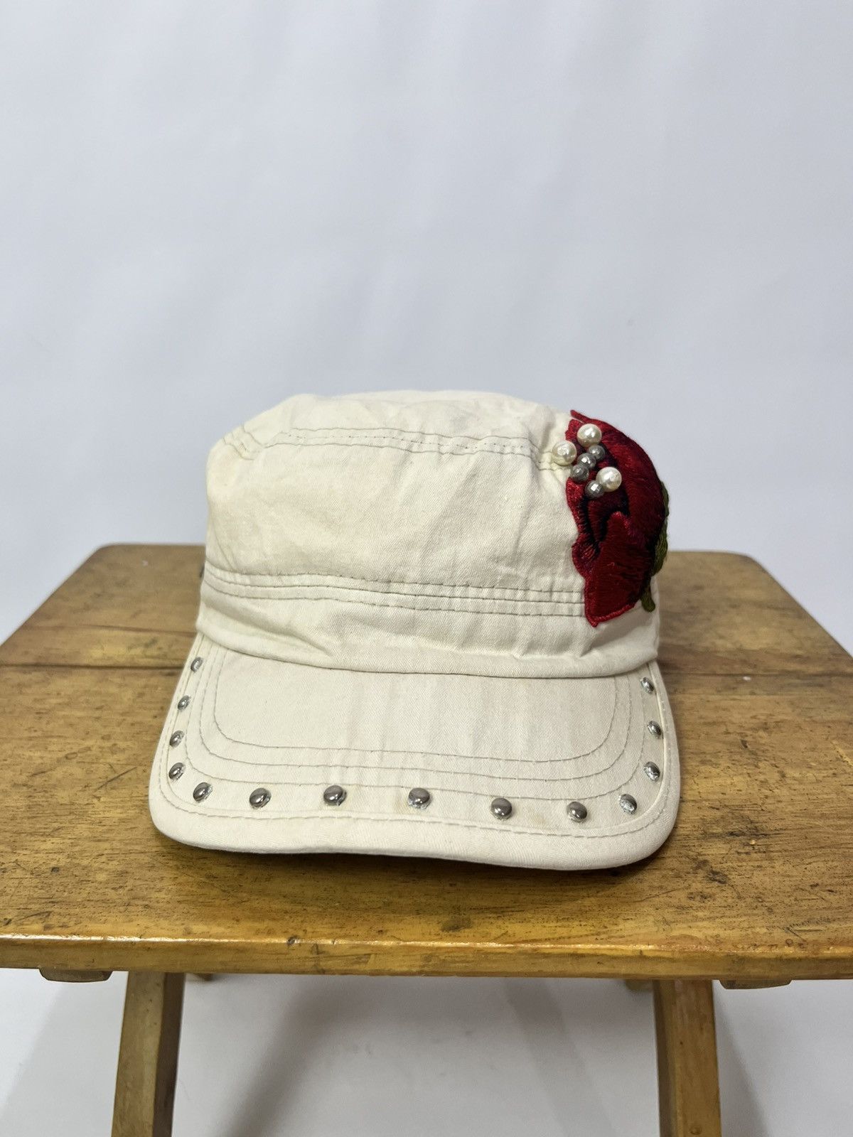 Japanese Brand Vintage Rose cap Size ONE SIZE - 2 Thumbnail