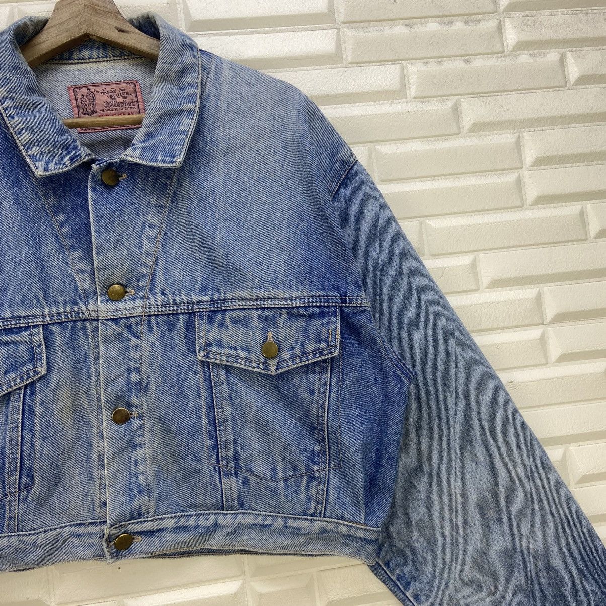Japanese Brand × Vintage Vintage Japanese Brand Creem Trucker Denim Cropped Jacket Size US M / EU 48-50 / 2 - 7 Thumbnail