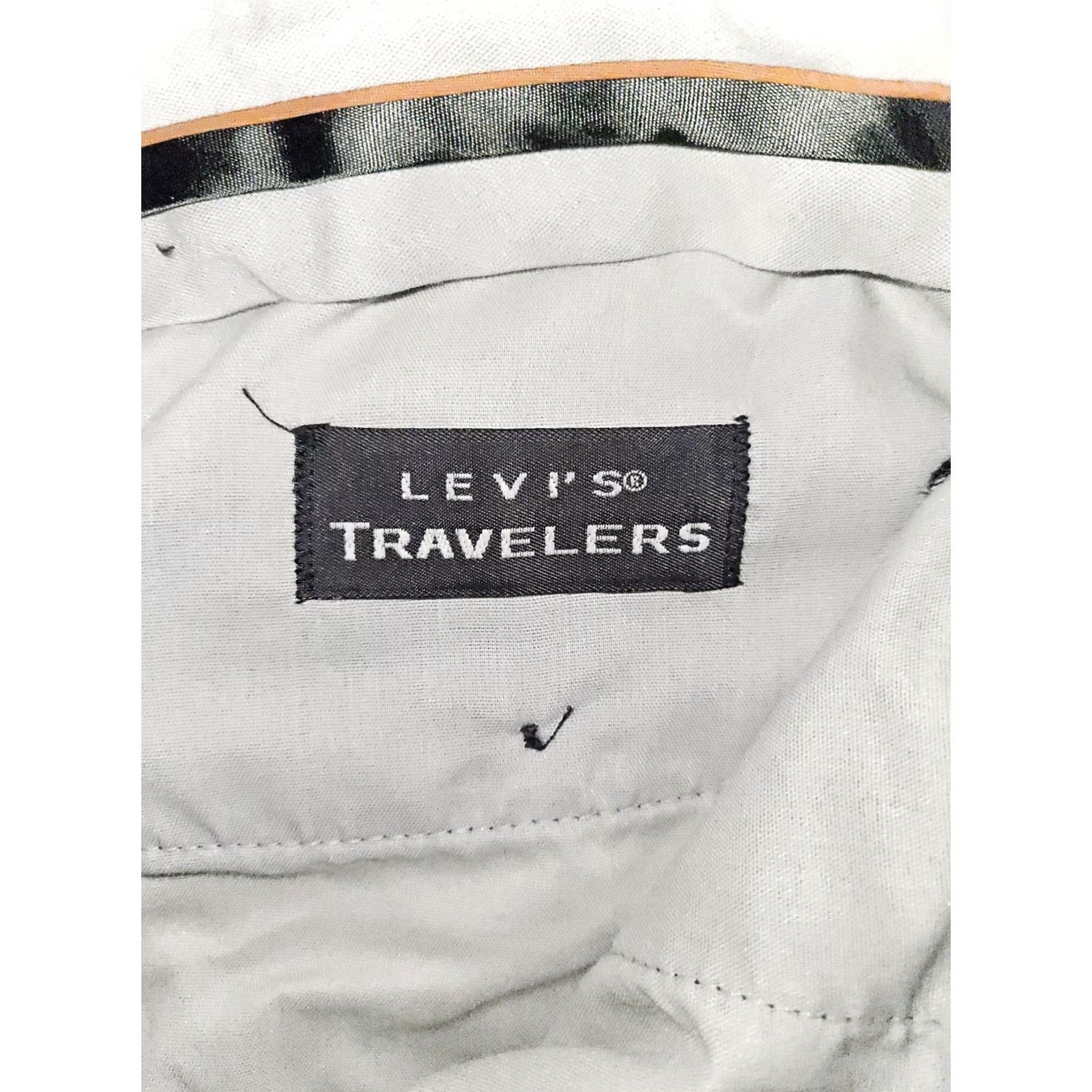 Levi's VINTAGE Levi's Travelers Pants Men 36 Navy Blue Dress Pants Wool Polyester Trevira Poly 90s Retro USA Mens Size US 36 / EU 52 - 2 Thumbnail