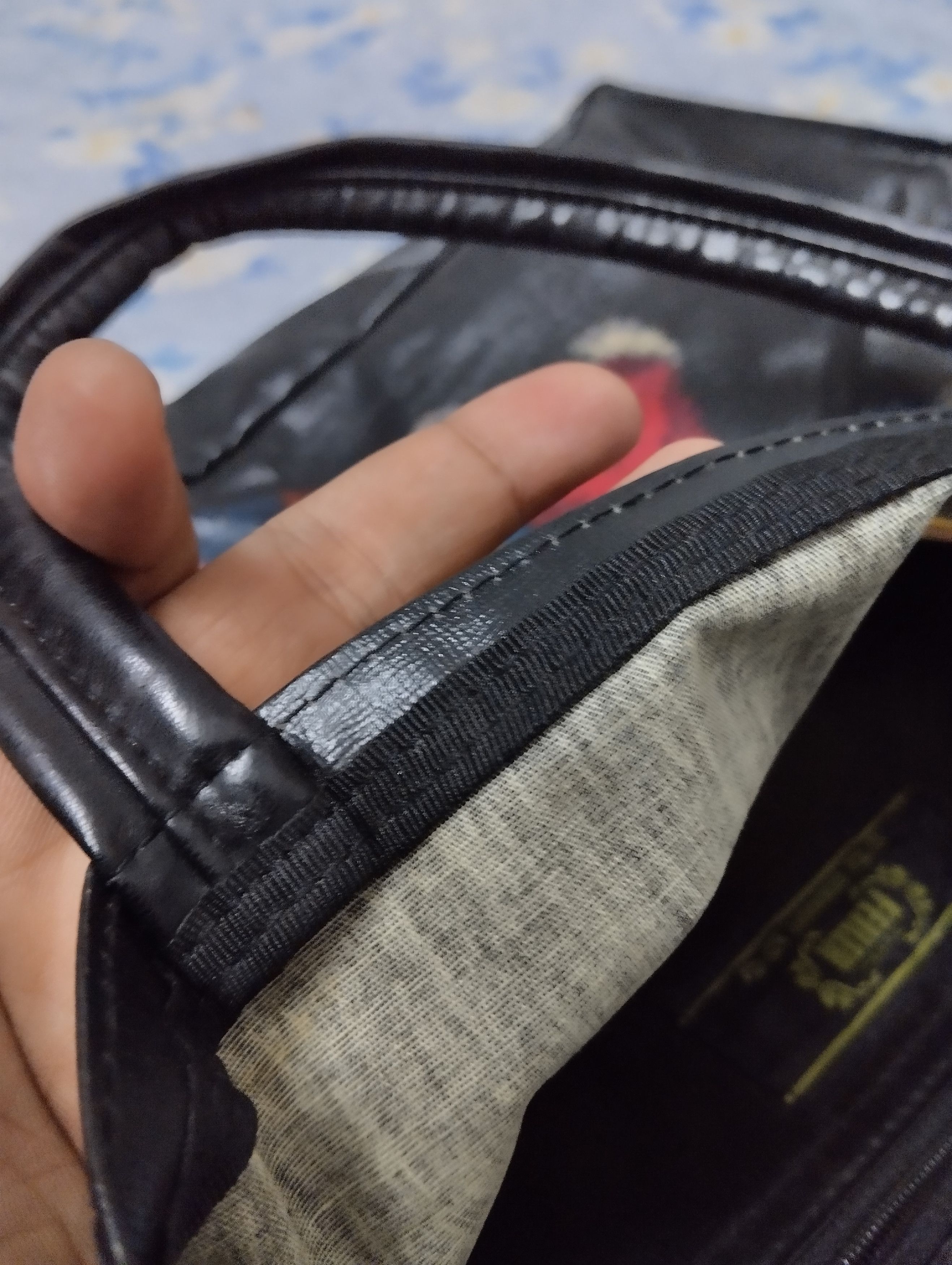 Vintage Rare Vintage Feiler Black Leather Bag For Collector❤️ Size ONE SIZE - 5 Thumbnail