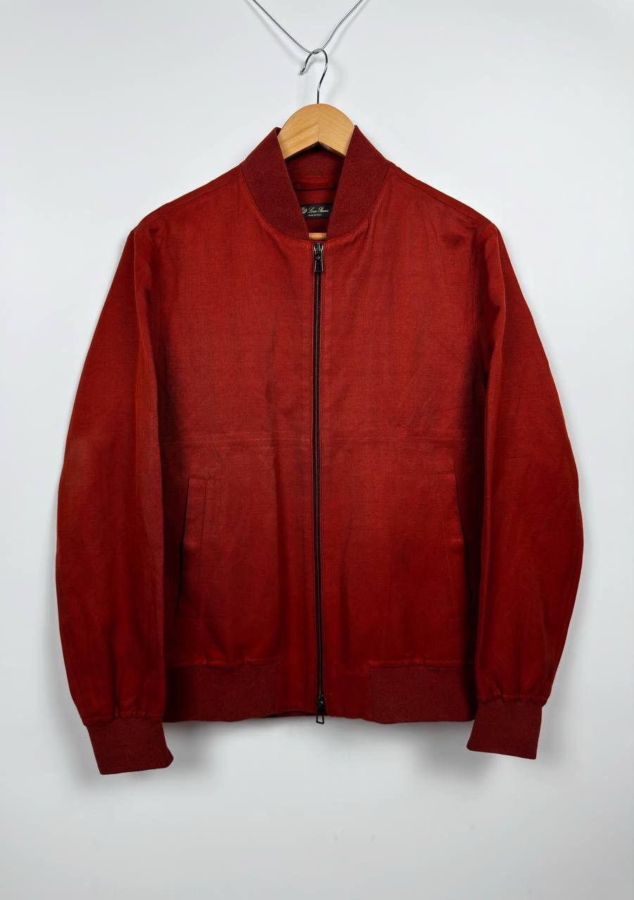 Loro Piana Loro Piana Flax Silk Bomber Jacket Size US XS / EU 42 / 0 - 1 Thumbnail