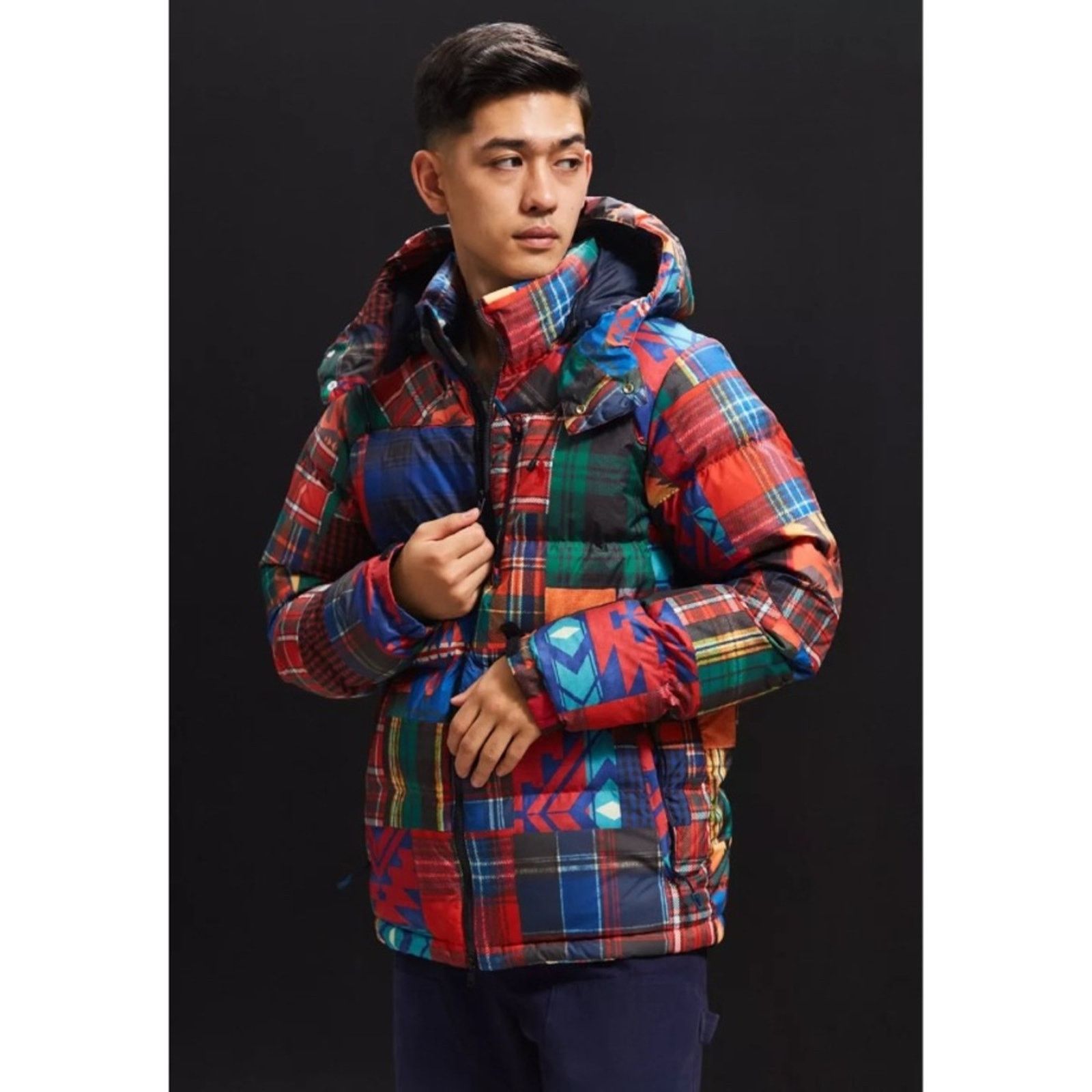 Polo Ralph Lauren Ralph Lauren Polo Patchwork Ripstop Down Puffer (Sz M) Plaid Size US M / EU 48-50 / 2 - 1 Thumbnail