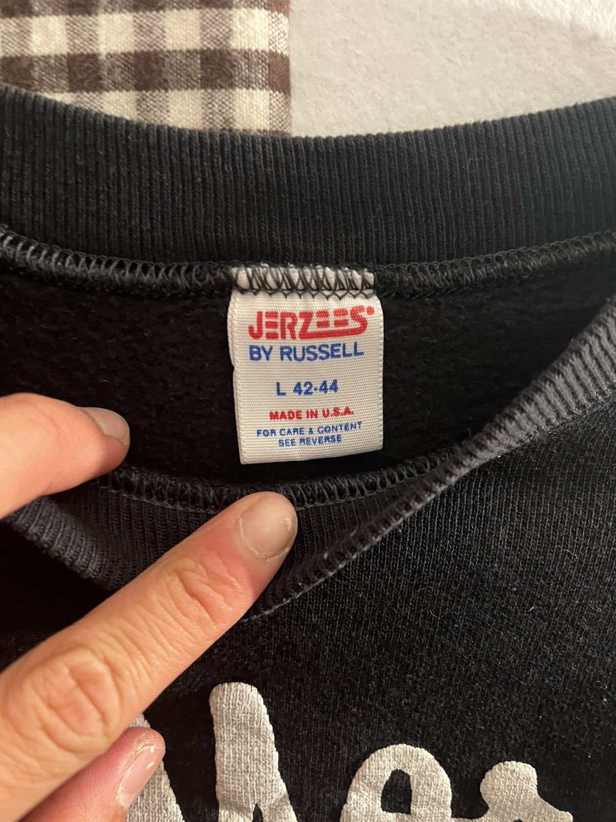Russell Athletic × Vintage late 80s jerzees by russel crew neck Size US L / EU 52-54 / 3 - 2 Thumbnail