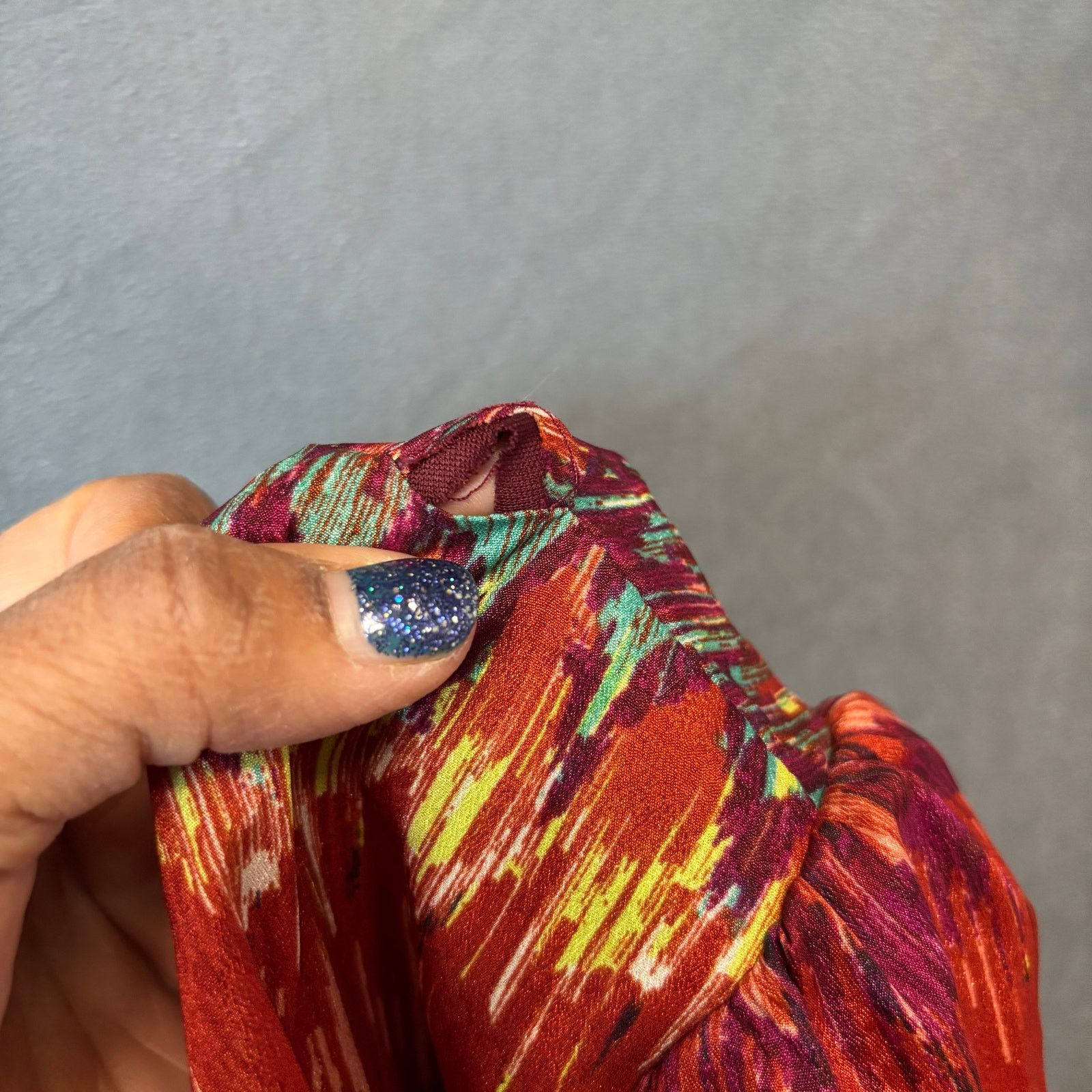 Other Lily Rose XL Multicolor Ikat Print Bow Back Dress Boho Size XL / US 12-14 / IT 48-50 - 11 Thumbnail
