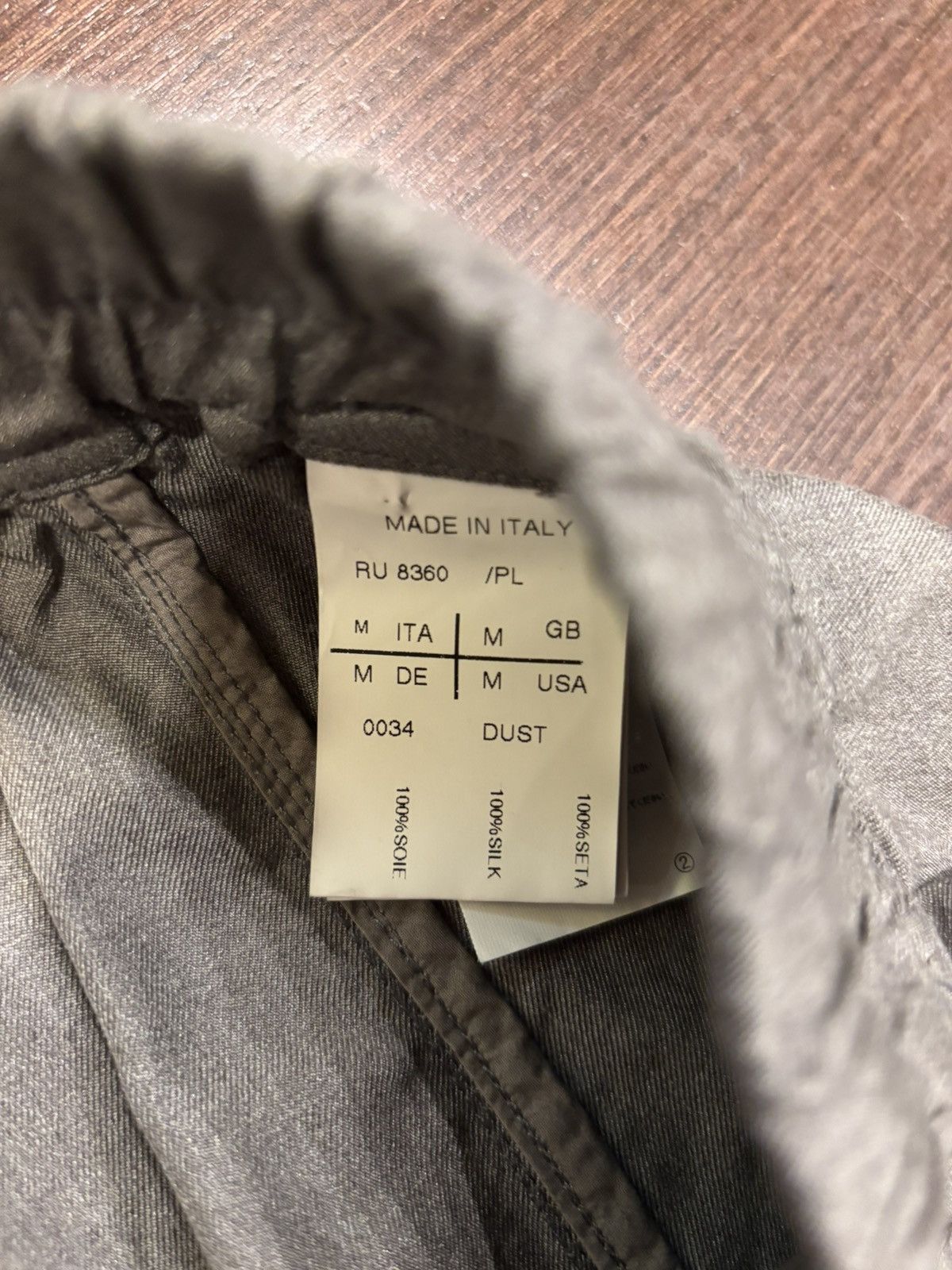 Rick Owens Rick Owen’s Grey Linen Pants Size US 32 / EU 48 - 5 Thumbnail