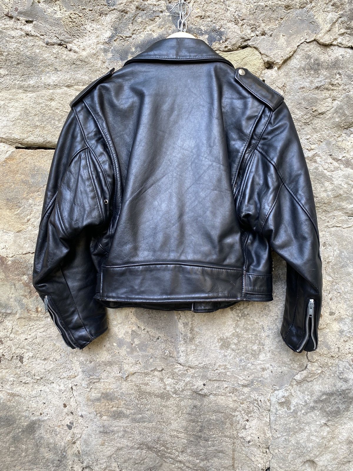 Schott × Vintage Schott Perfecto 608w Oversized Vintage Biker Jacket Size M / US 6-8 / IT 42-44 - 11 Thumbnail