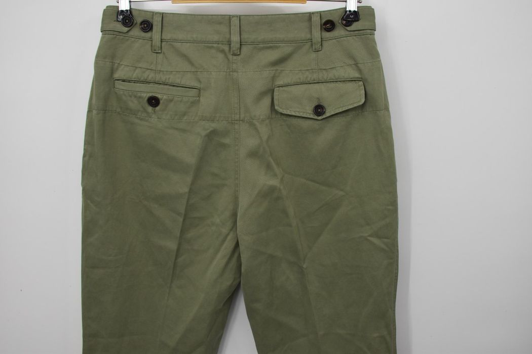 Drakes DRAKES cotton linen pants 32 new olive | Grailed