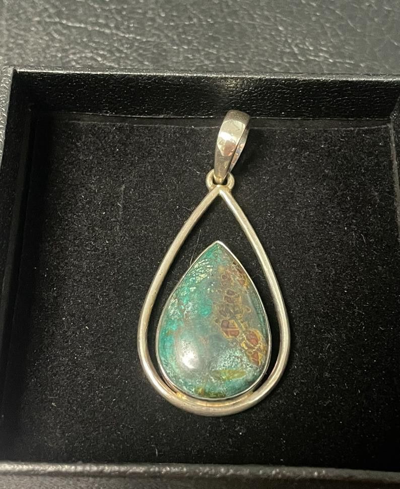 Designer Multi Color Chrysocolla .925 Size ONE SIZE - 4 Thumbnail