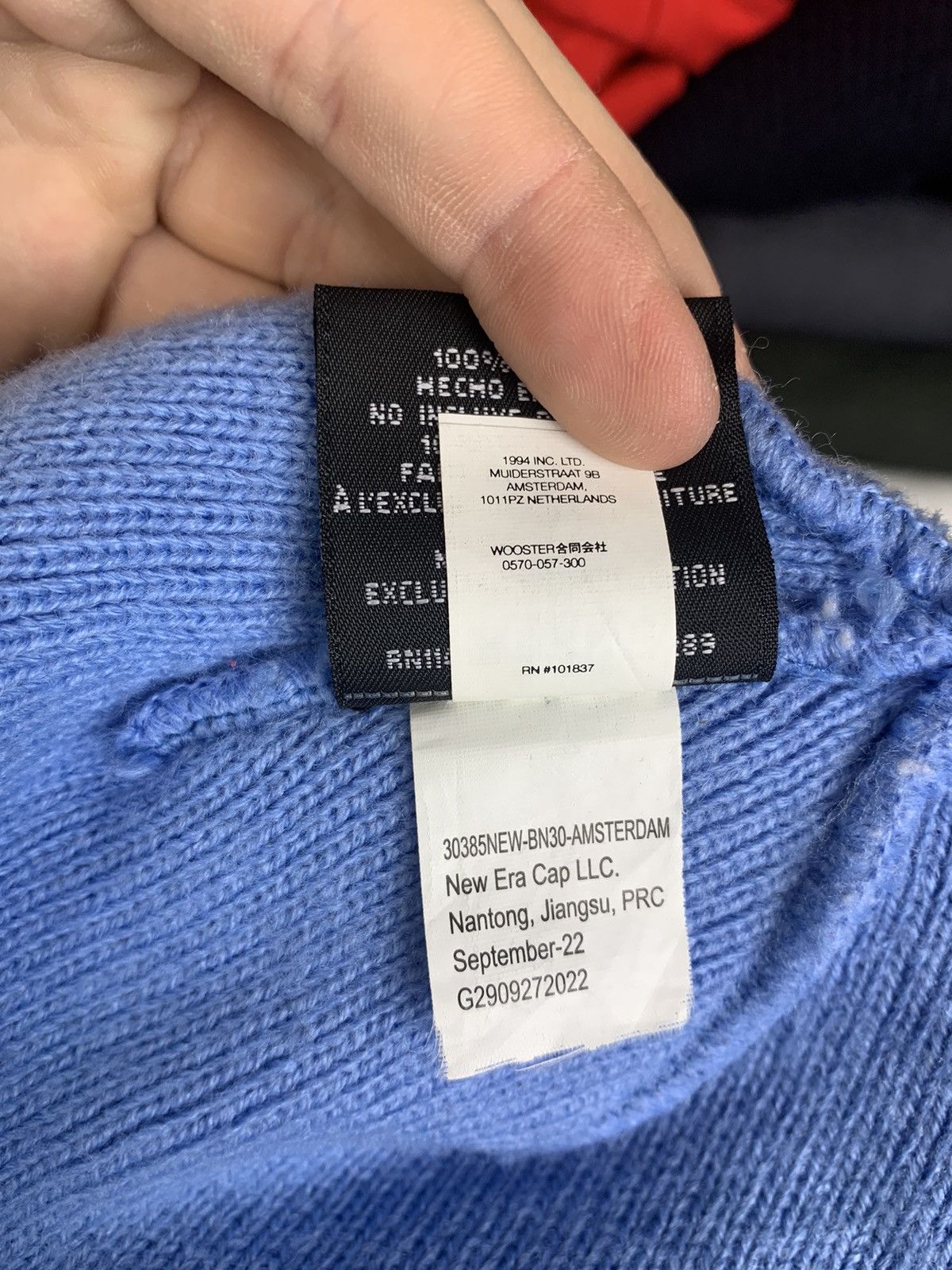 New Era × Supreme Supreme New Era Split Beanie Hat Size ONE SIZE - 20 Thumbnail