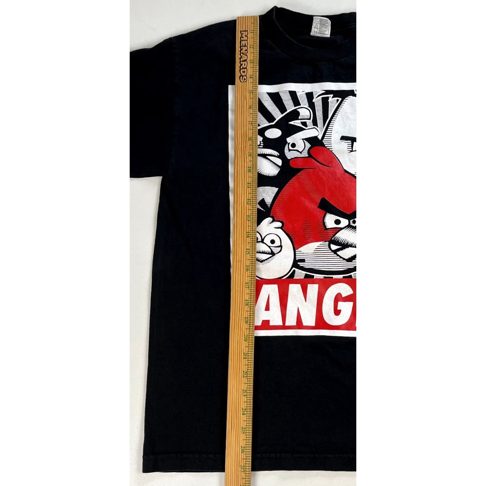 Vintage VINTAGE Angry Birds Graphic Shirt M Unisex Adults Black 100% Cotton Short Sleeve Crew Neck Graphic Print Video Games Mens Size US M / EU 48-50 / 2 - 6 Thumbnail