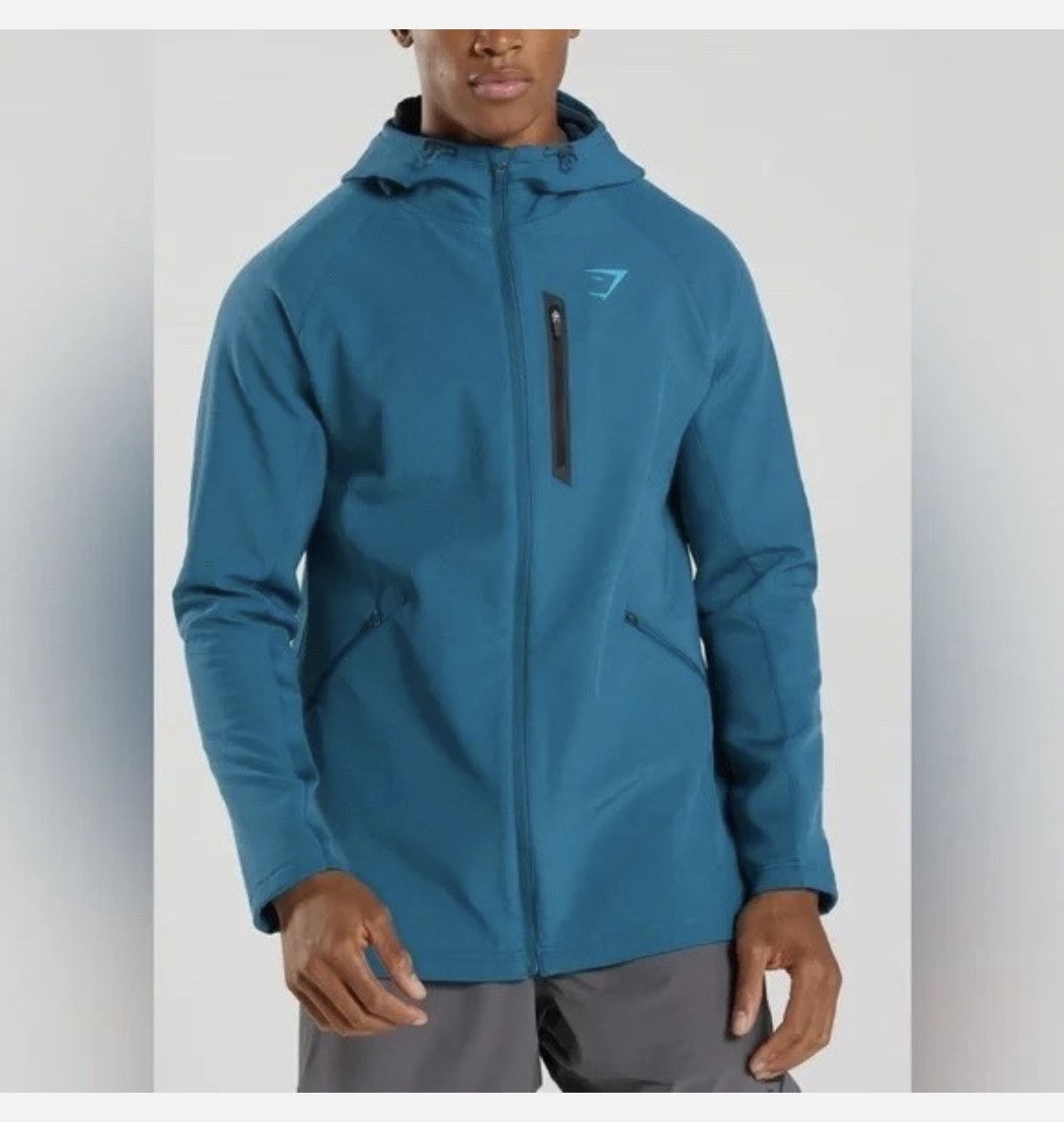Gymshark GYMSHARK Apex Jacket Atlantic Blue Men's 2XL xxl Size US XXL / EU 58 / 5 - 1 Thumbnail