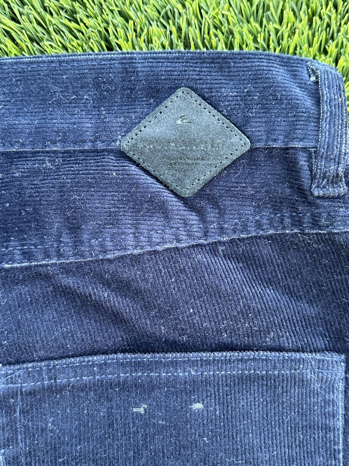 Quiksilver Blue Corduroy quiksilver pants Size US 33 - 4 Thumbnail