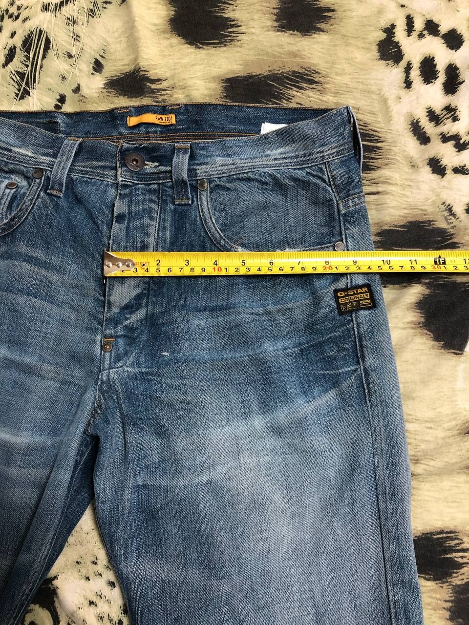 G-Star Vintage distressed jeans Y2K G-Star Raw logo streetwear Size US 30 / EU 46 - 14 Thumbnail
