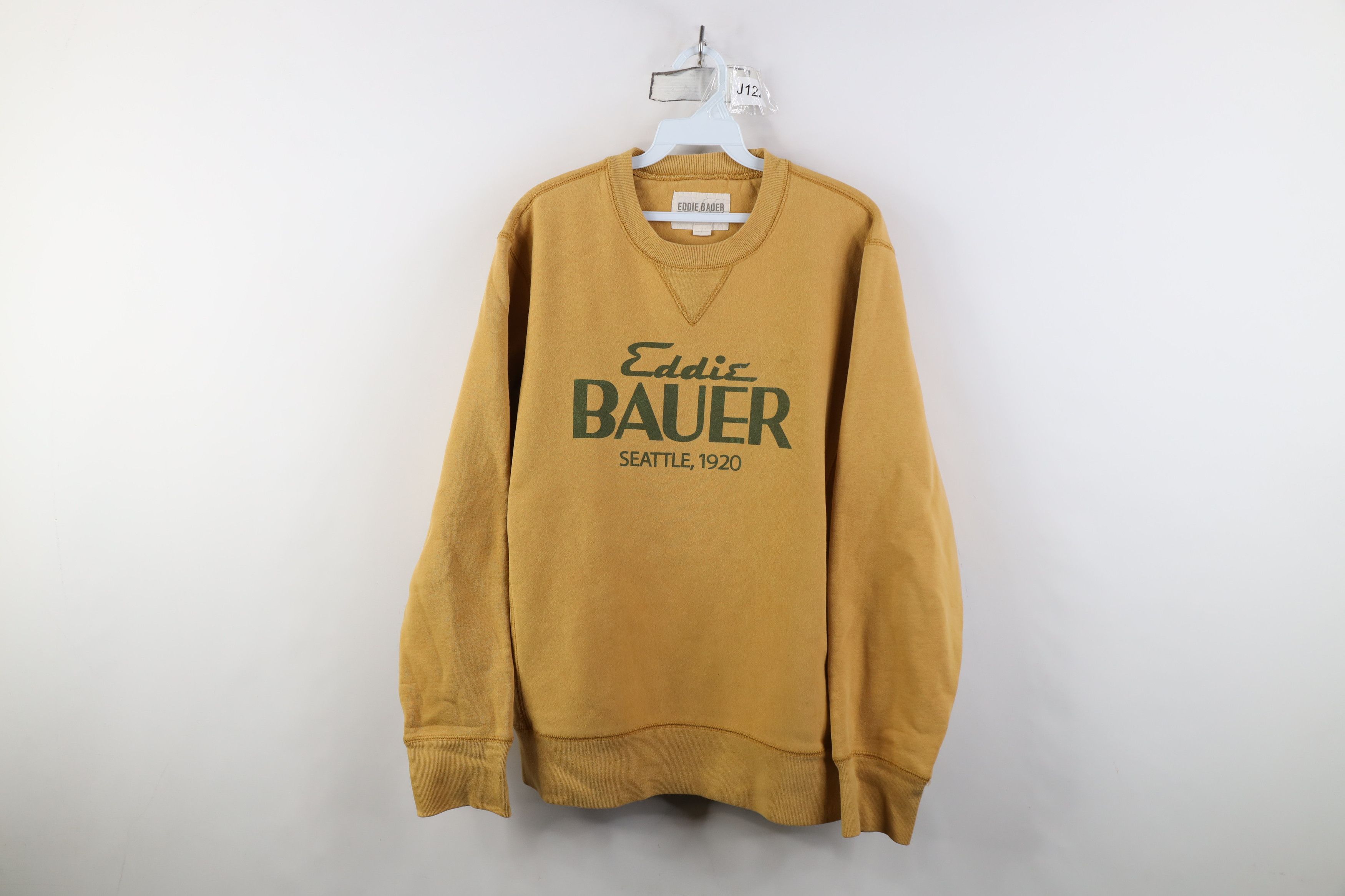 Eddie Bauer Vintage Y2K Eddie Bauer Heavyweight Sweatshirt Wheat Brown Size US L / EU 52-54 / 3 - 1 Thumbnail