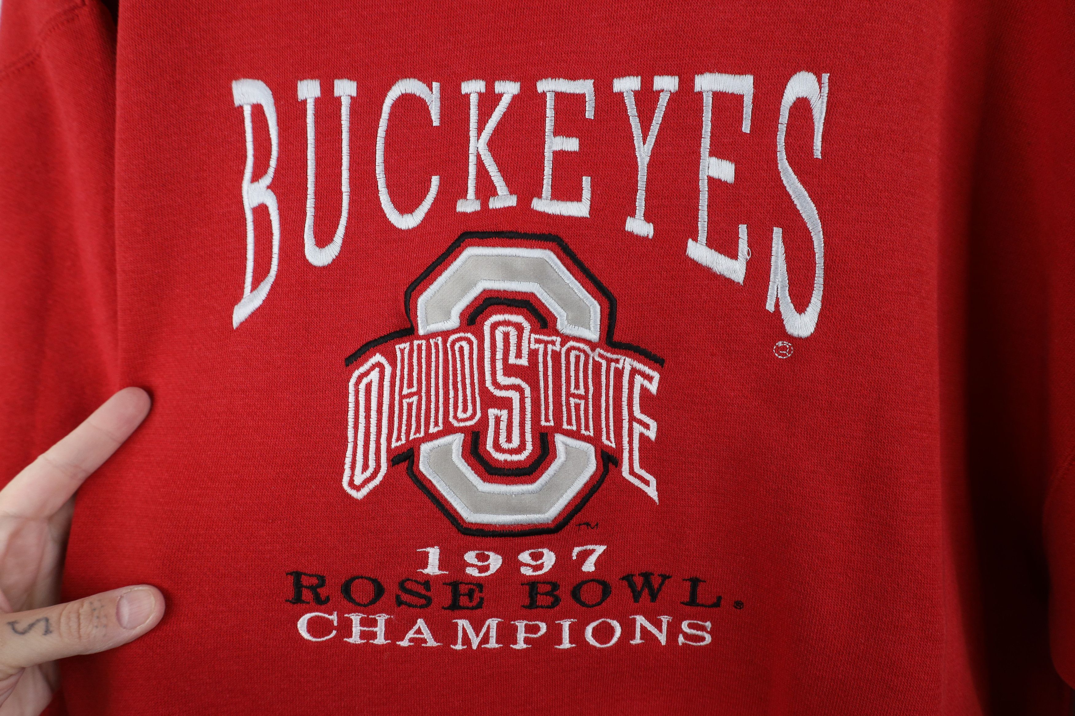 Vintage Vintage 90s Champs Ohio State University Football Sweatshirt Size US XL / EU 56 / 4 - 4 Thumbnail