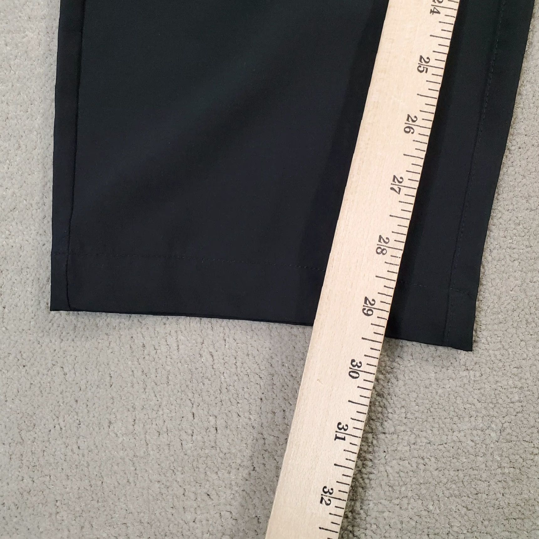 Fabletics Fabletics Pants Mens 36x30 Black Chinos Performance Stretch Casual Flat Front Logo Lightweight Regular Straight - Mens Pants Black Chino Size US 36 / EU 52 - 5 Thumbnail