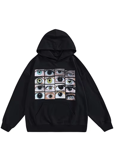 Other Hip Hop Streetwear Eyes Hoodies Sweatshirt Size US M / EU 48-50 / 2 - 1 Thumbnail