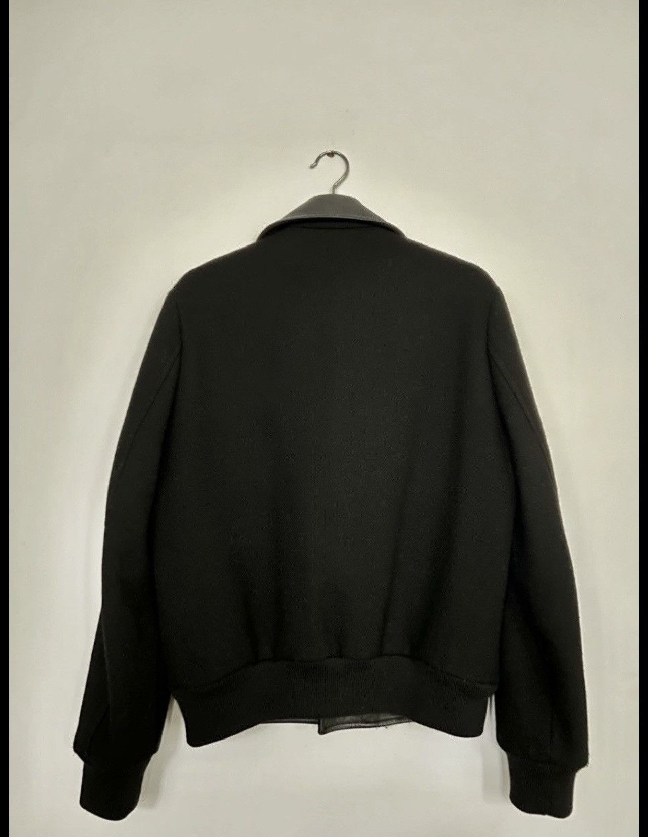Saint Laurent Paris Saint Laurent Leather collar bomber biker jacket Size US M / EU 48-50 / 2 - 2 Thumbnail
