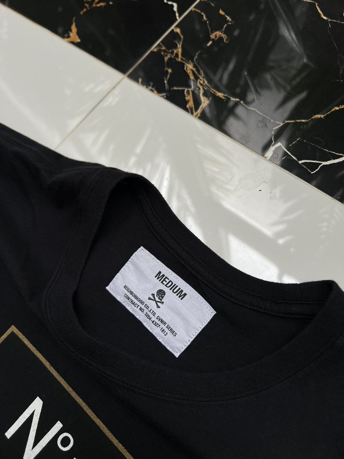 Neighborhood × Vintage 90’s NEIGHBORHOOD RARE RETRO SKULL SUPPORT NBHD TEE Y2K Size US M / EU 48-50 / 2 - 4 Thumbnail