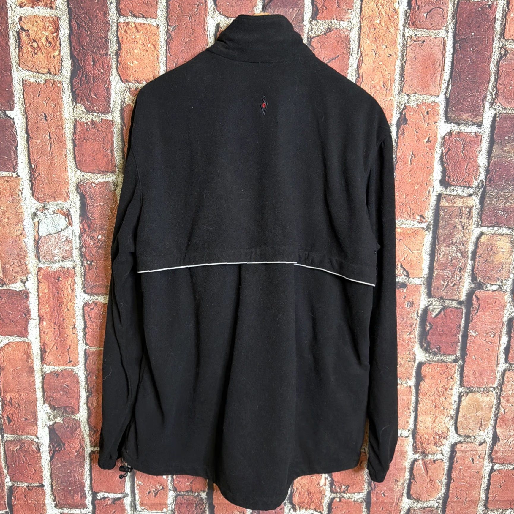 Vintage SCOTTeVEST Jacket Mens XL Black Fleece 1/4 Zip Travel Pockets Size US XL / EU 56 / 4 - 3 Thumbnail