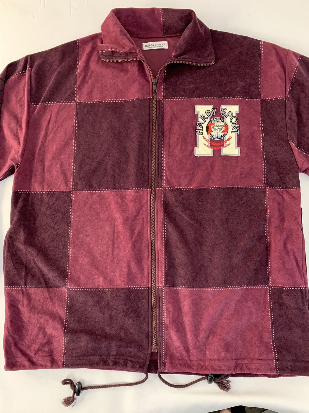 Other Hardy Amies Sport London England Checked Zipper Jacket Size US L / EU 52-54 / 3 - 3 Thumbnail