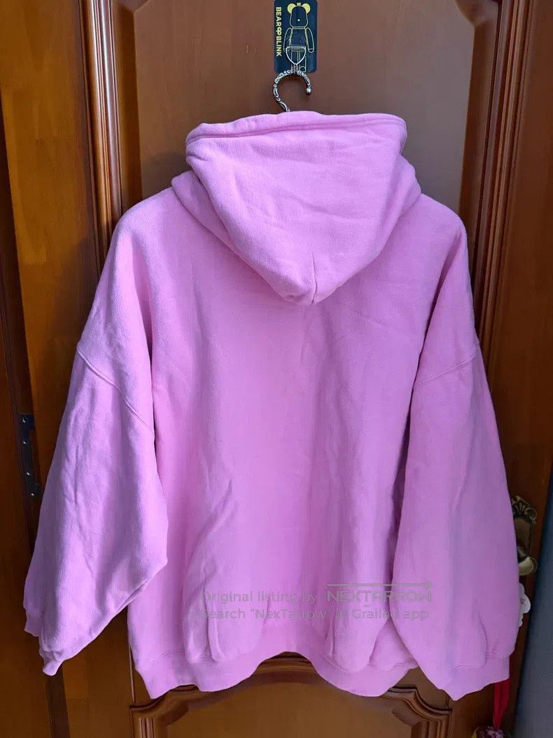 Balenciaga Balenciaga Pink Letter Logo Hooded Sweatshirt Size US S / EU 44-46 / 1 - 2 Thumbnail