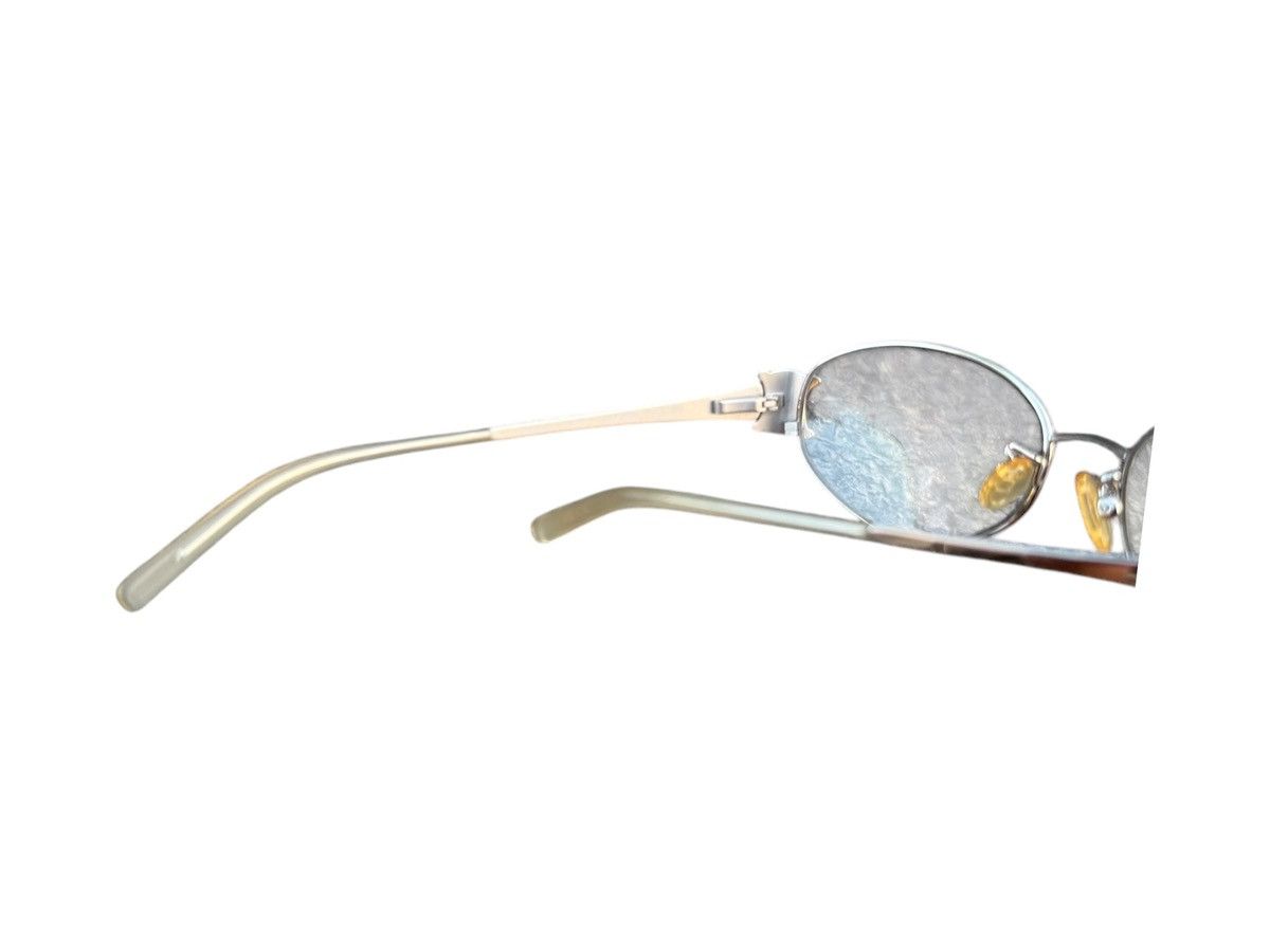 Celine Vintage Celine Triomphe Metal Silver Glasses Size ONE SIZE - 9 Thumbnail