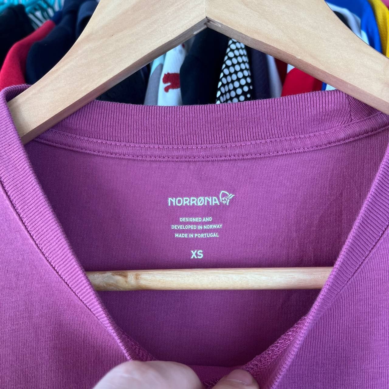 Norrona Womens Norrona Outdoor Hiking Gorpcore Tshirt Violet Quartz Size XS / US 0-2 / IT 36-38 - 7 Thumbnail