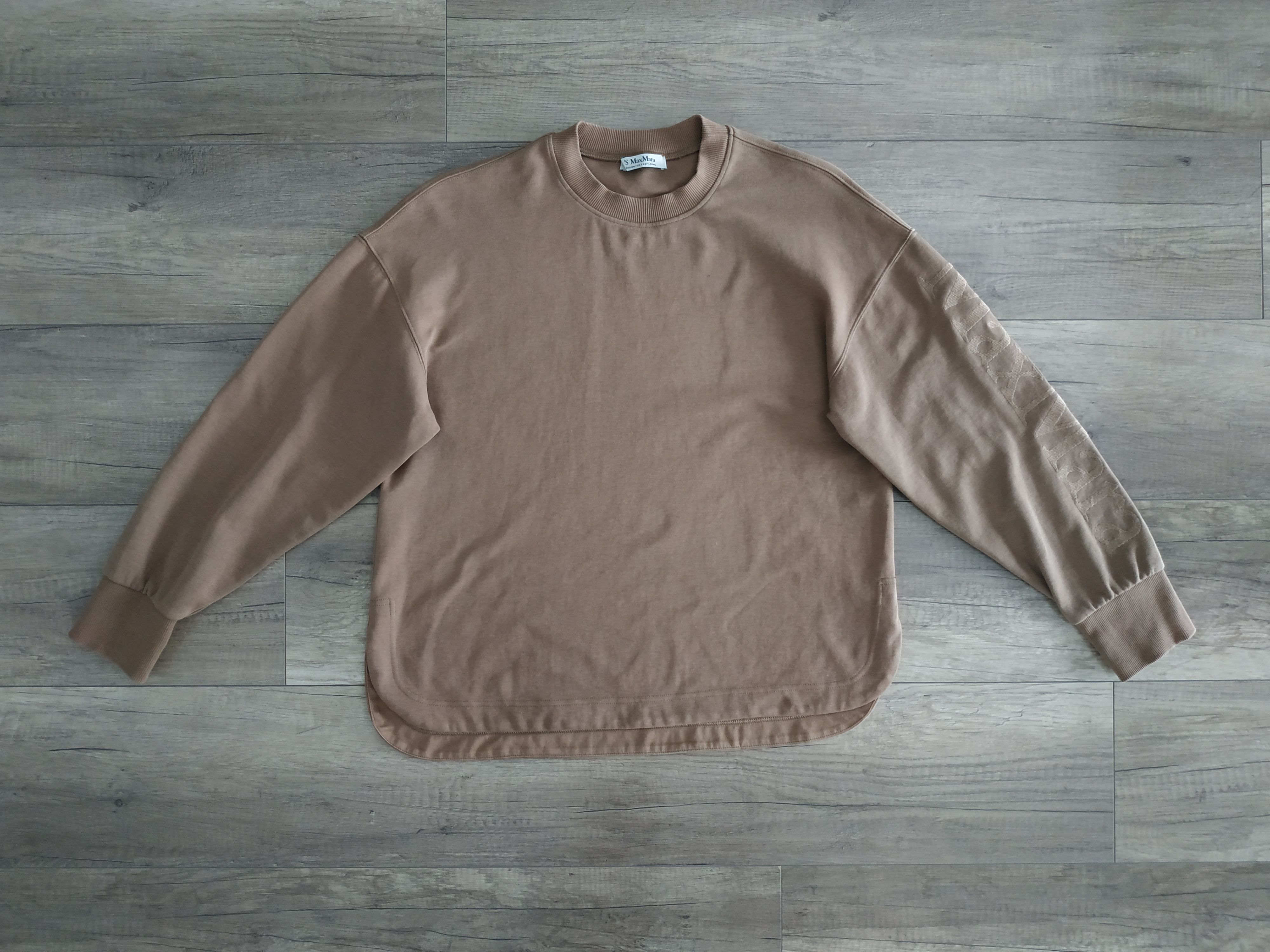 Max Mara Max Mara Women's Sleeve Logo Sweatshirt/Pullover, MEDIUM Size M / US 6-8 / IT 42-44 - 3 Thumbnail