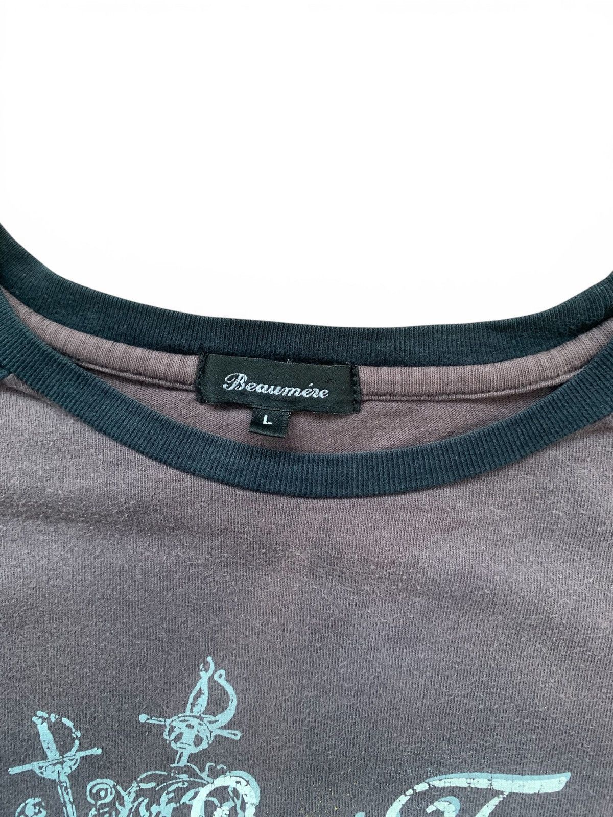Beaumere 2000s japanese archive beaumere longsleeve sunfaded poem Size US L / EU 52-54 / 3 - 3 Thumbnail